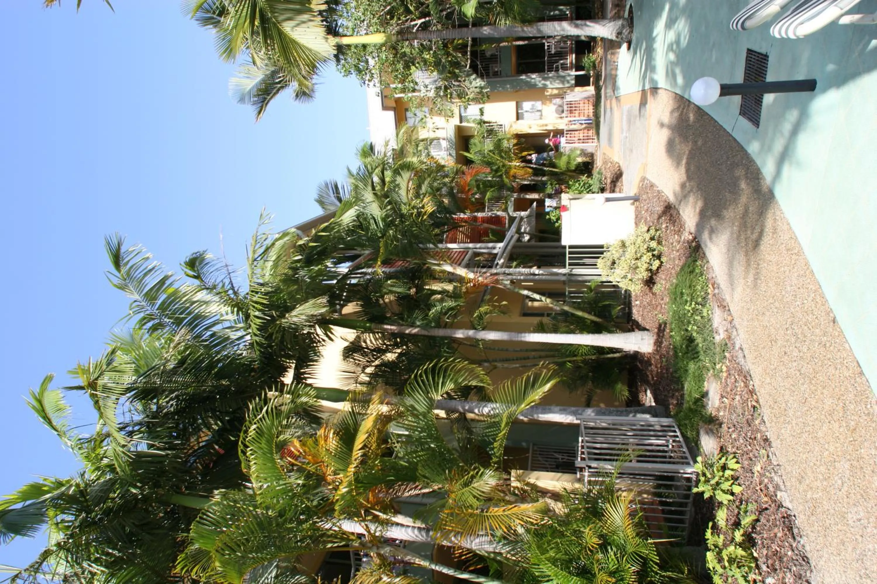 Garden view in Diamond Sands Resort