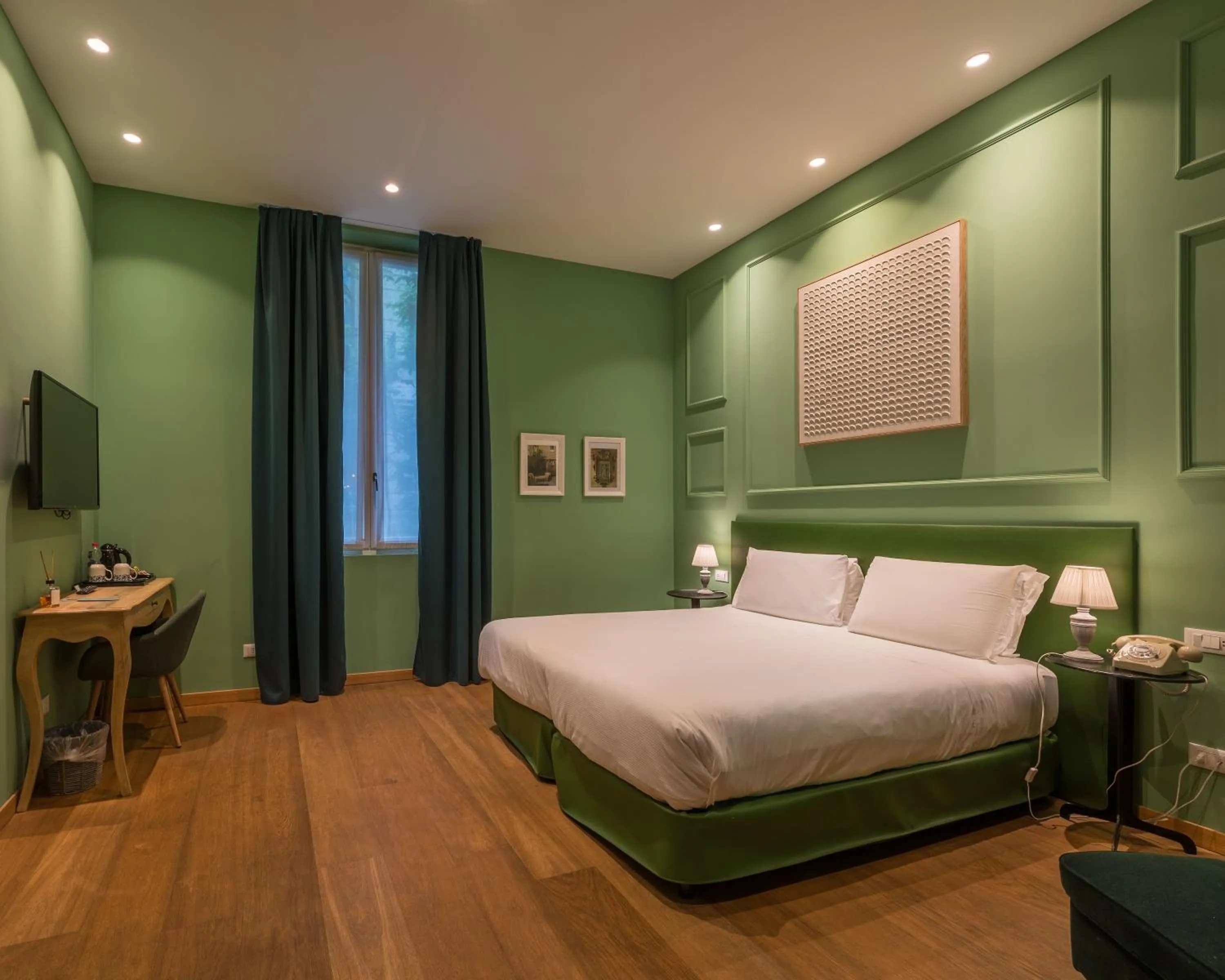 Bed in Antica Locanda Leonardo