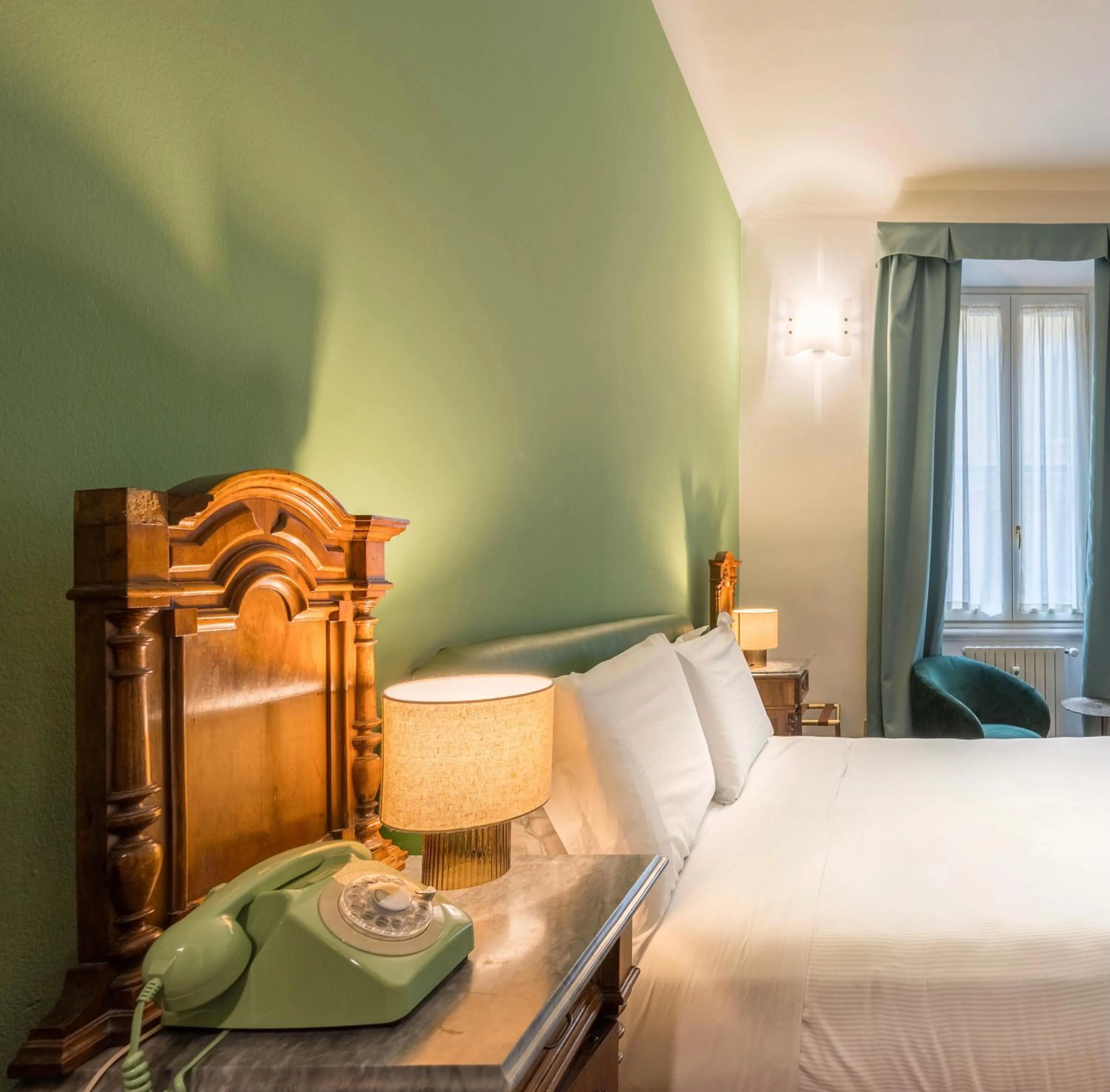 Bed in Antica Locanda Leonardo