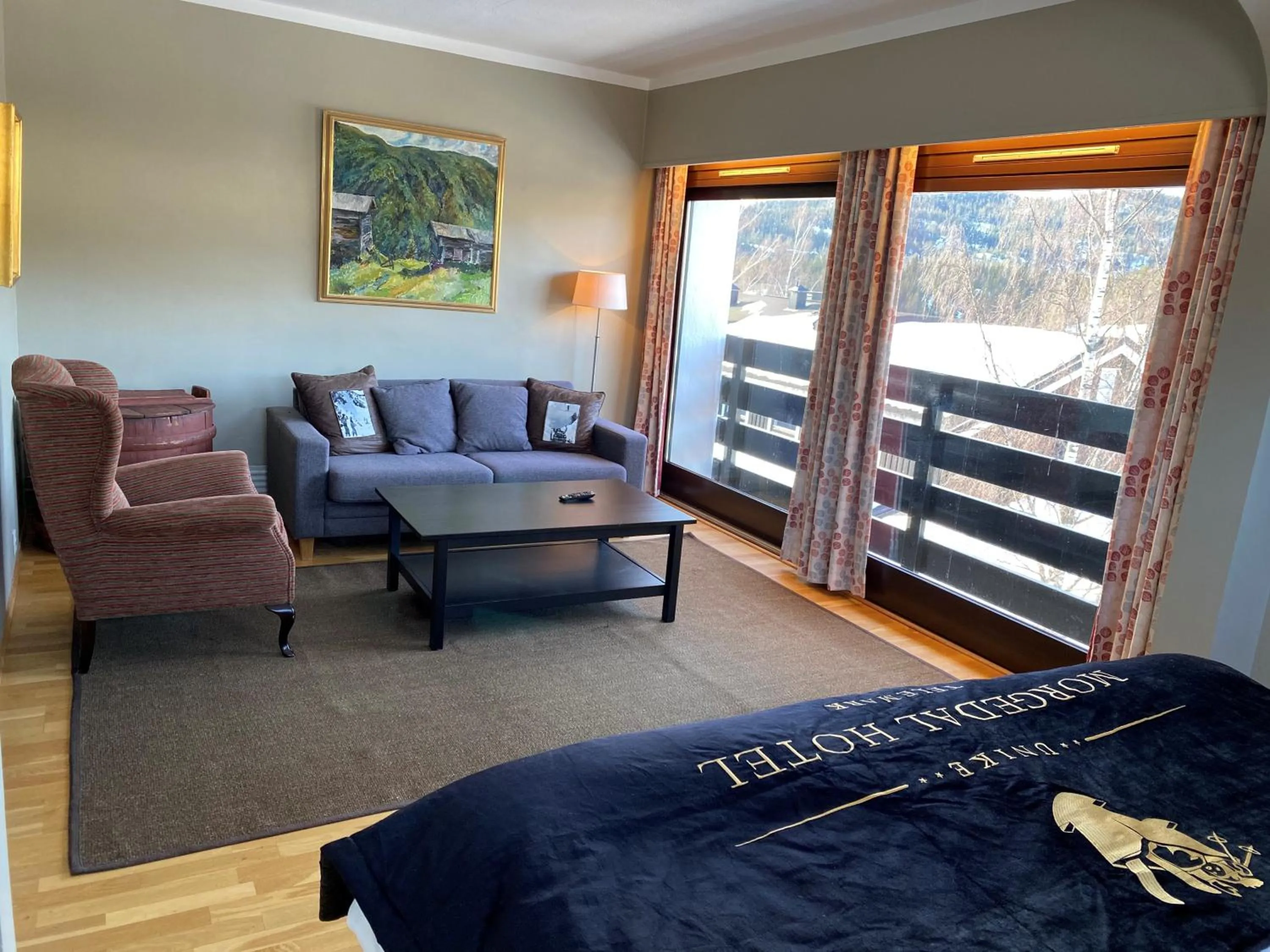 Photo of the whole room, Bed in Morgedal Hotel Spa & Resort - Unike Hoteller