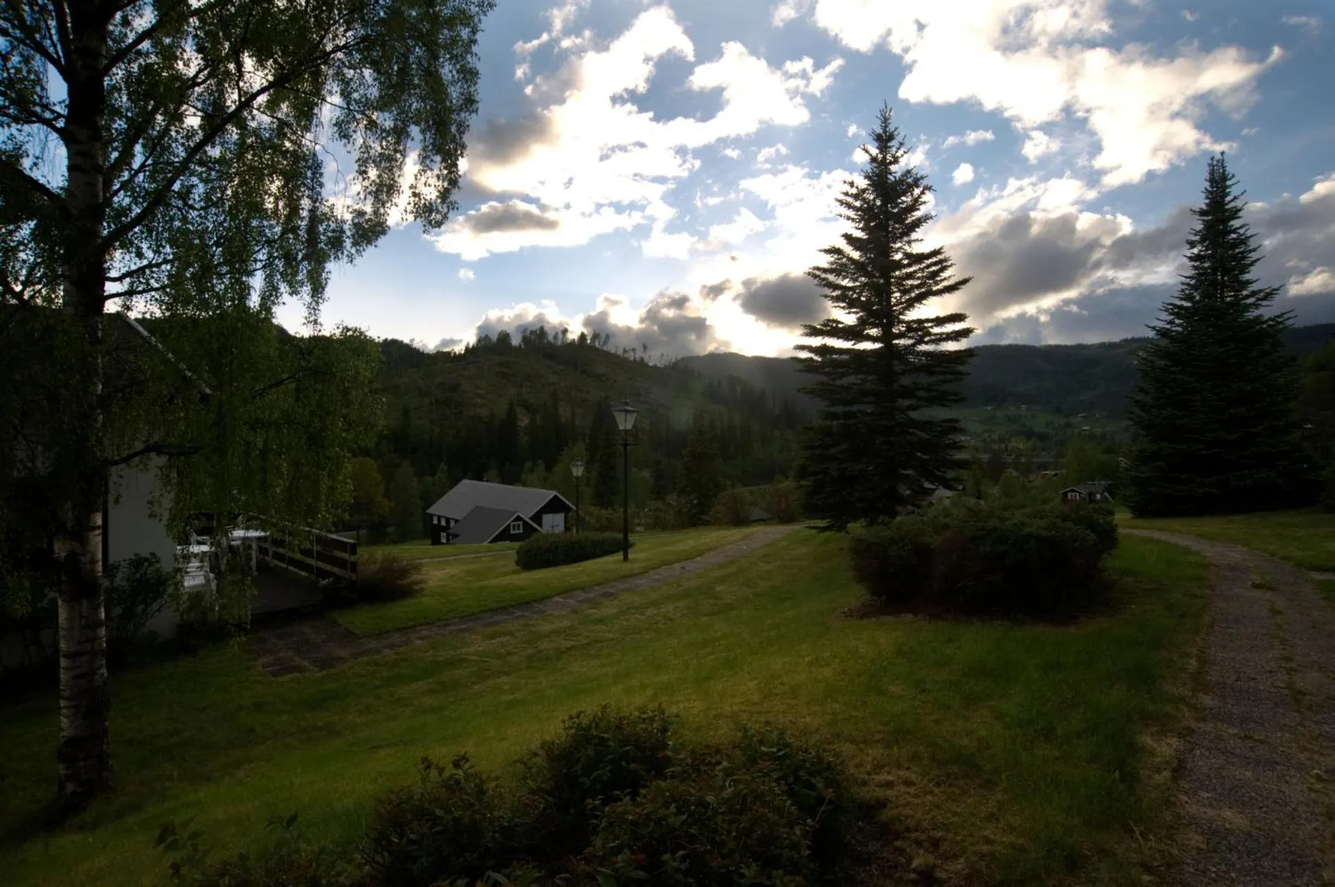 Garden view in Morgedal Hotel Spa & Resort - Unike Hoteller