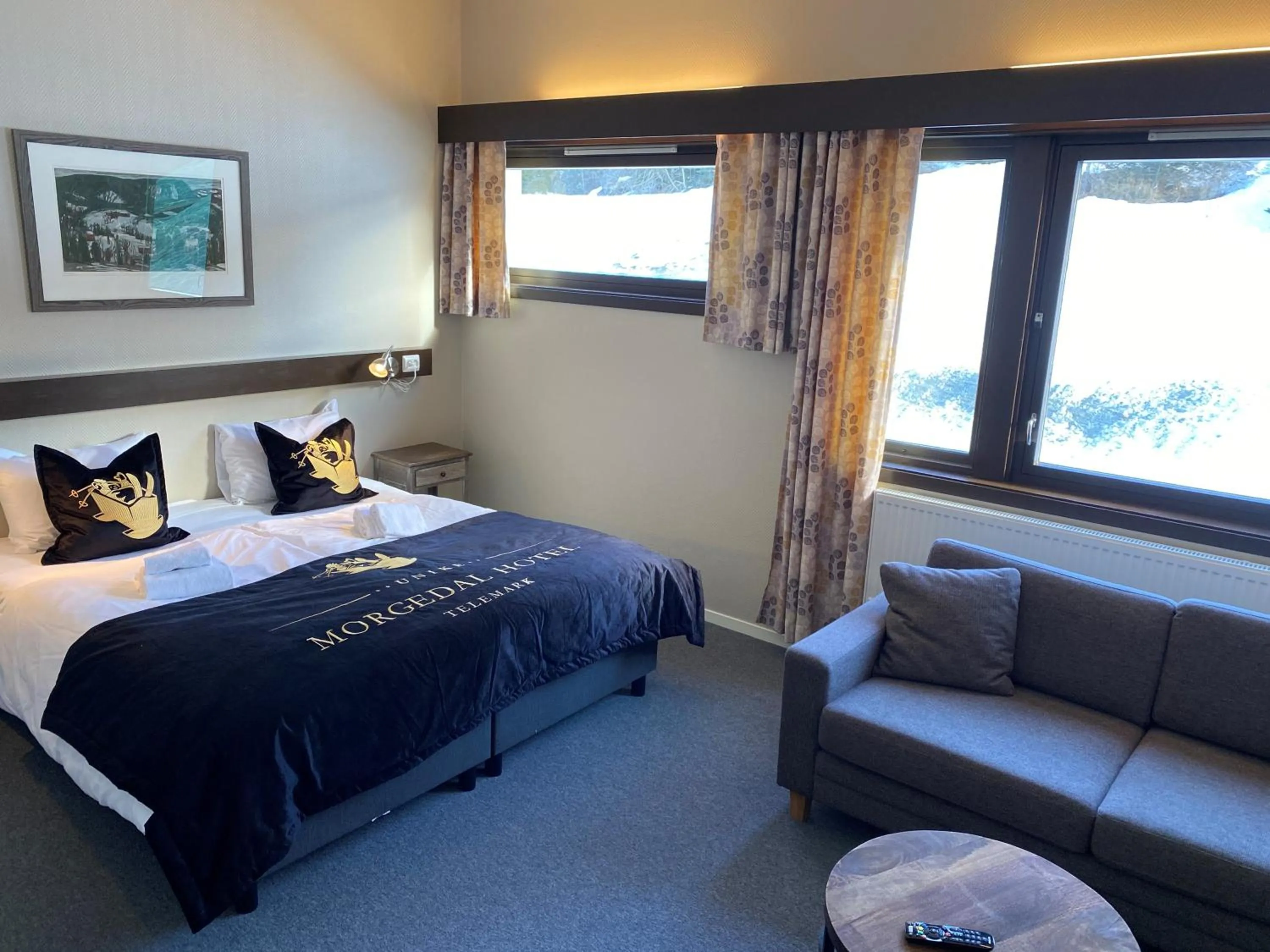 Photo of the whole room, Bed in Morgedal Hotel Spa & Resort - Unike Hoteller