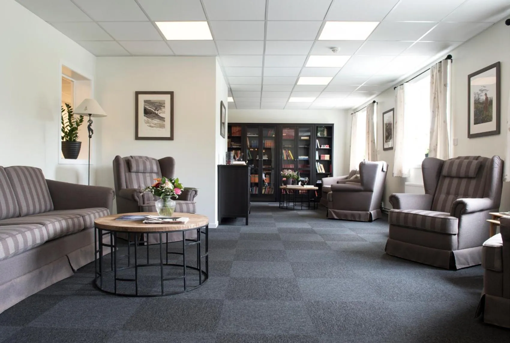 Library in Morgedal Hotel Spa & Resort - Unike Hoteller