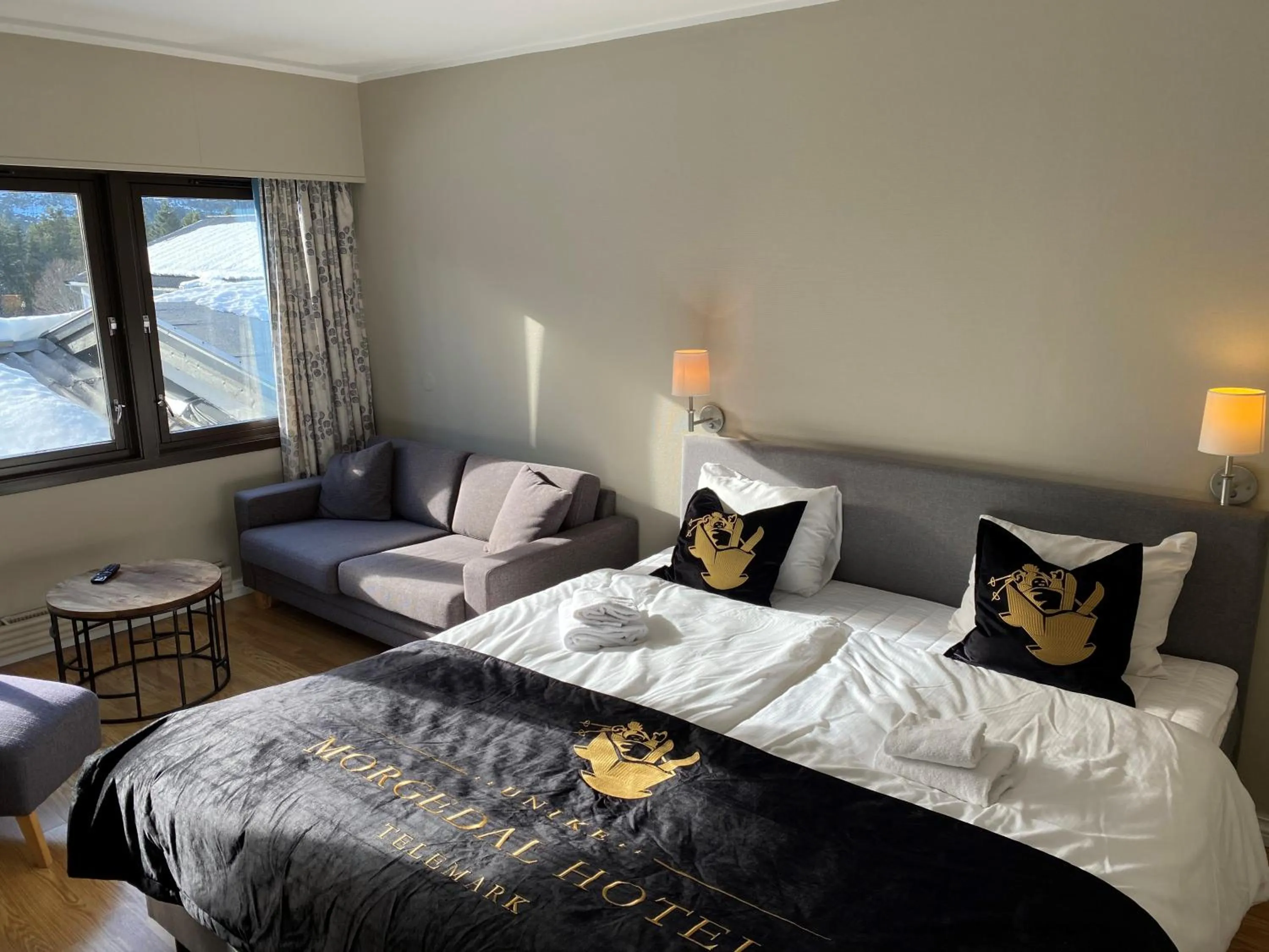 Photo of the whole room, Bed in Morgedal Hotel Spa & Resort - Unike Hoteller