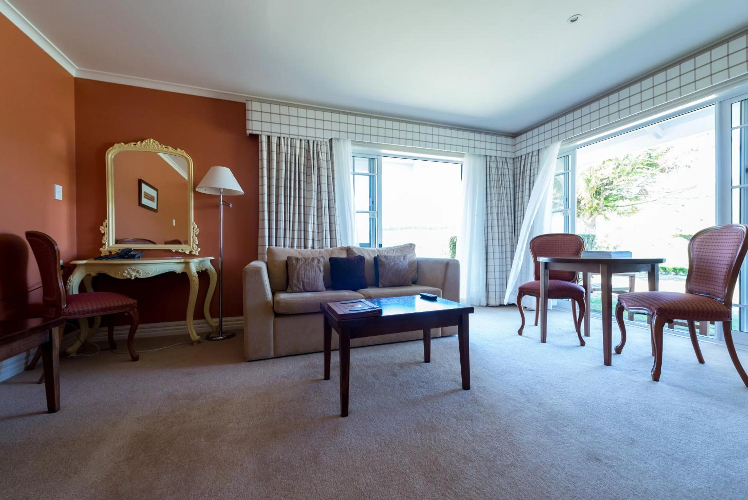 Seating area in VR Rotorua Lake Resort