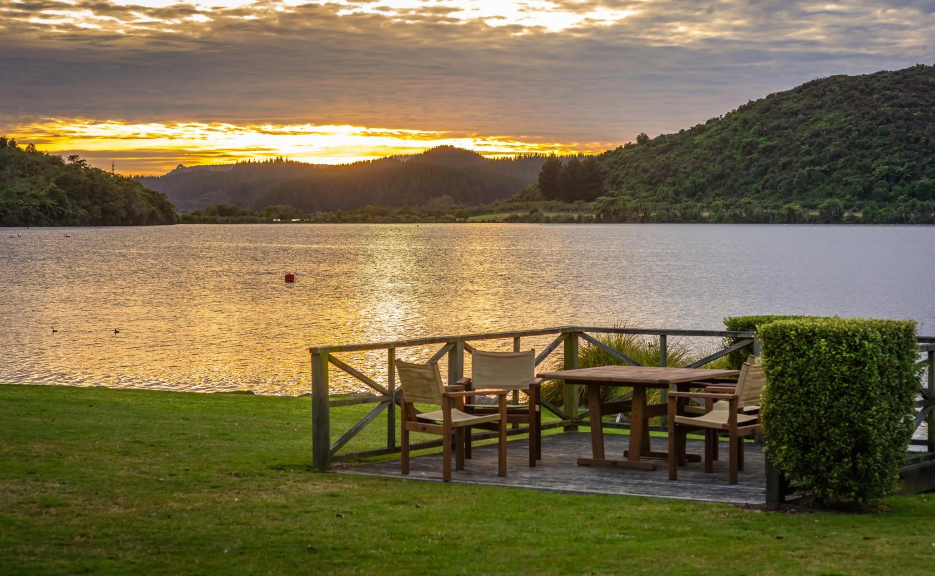 Garden in VR Rotorua Lake Resort