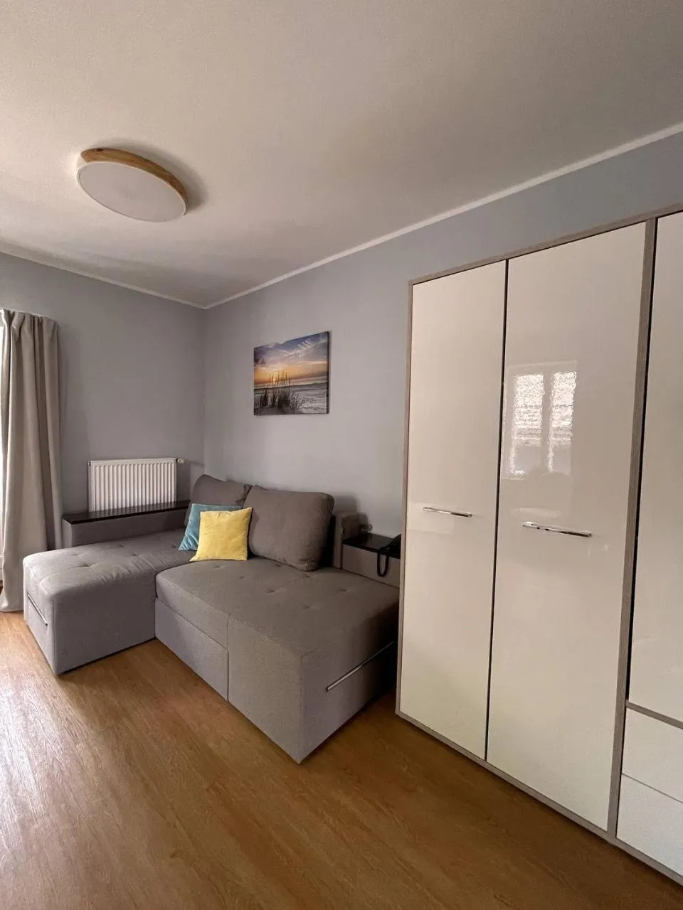 Living room, Bed in Villa Seebach
