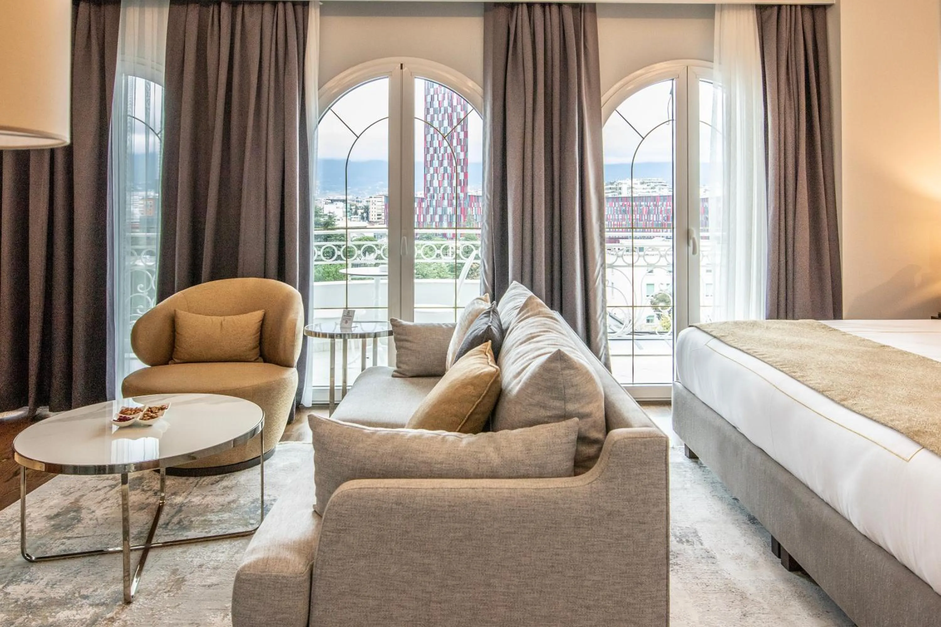 Bed in Xheko Imperial Luxury Hotel & SPA