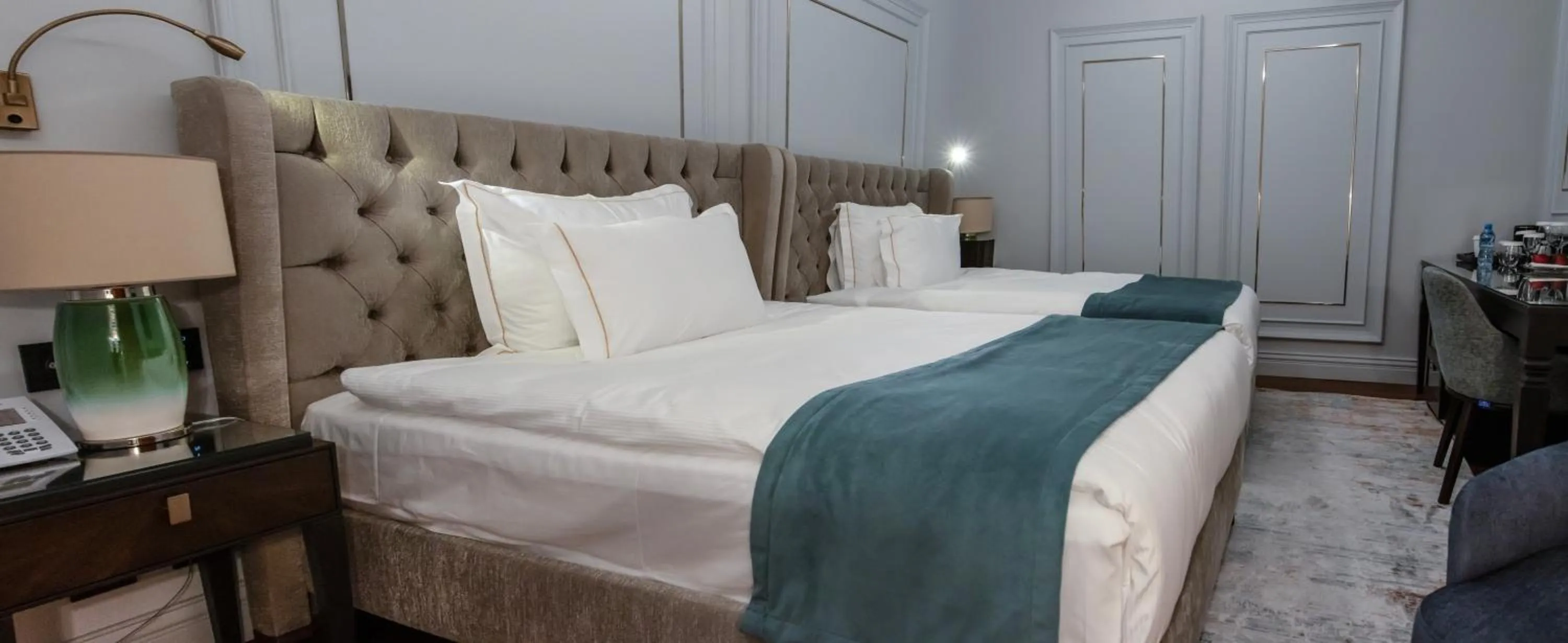 Bed in Xheko Imperial Luxury Hotel & SPA