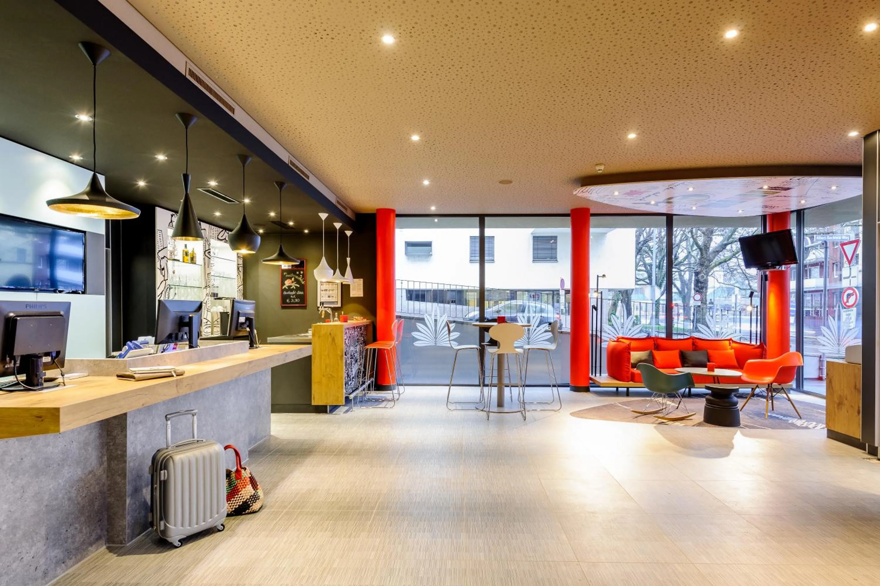 Lobby or reception in Hotel Ibis Bregenz