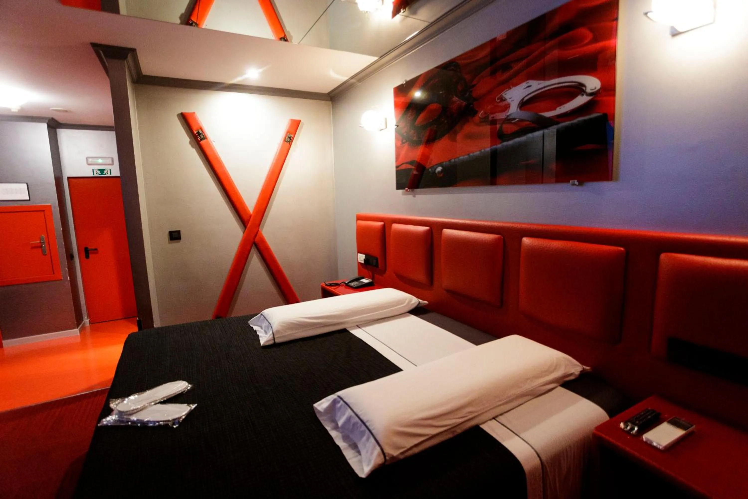 Bed in Motel Venus Santiago