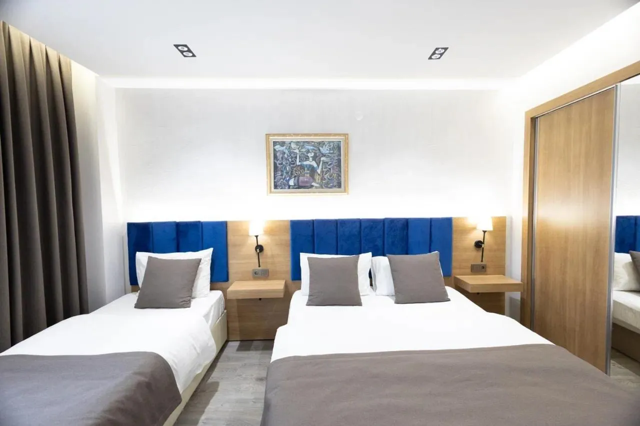 Bed in Ottoman Palace Hotel Edirne