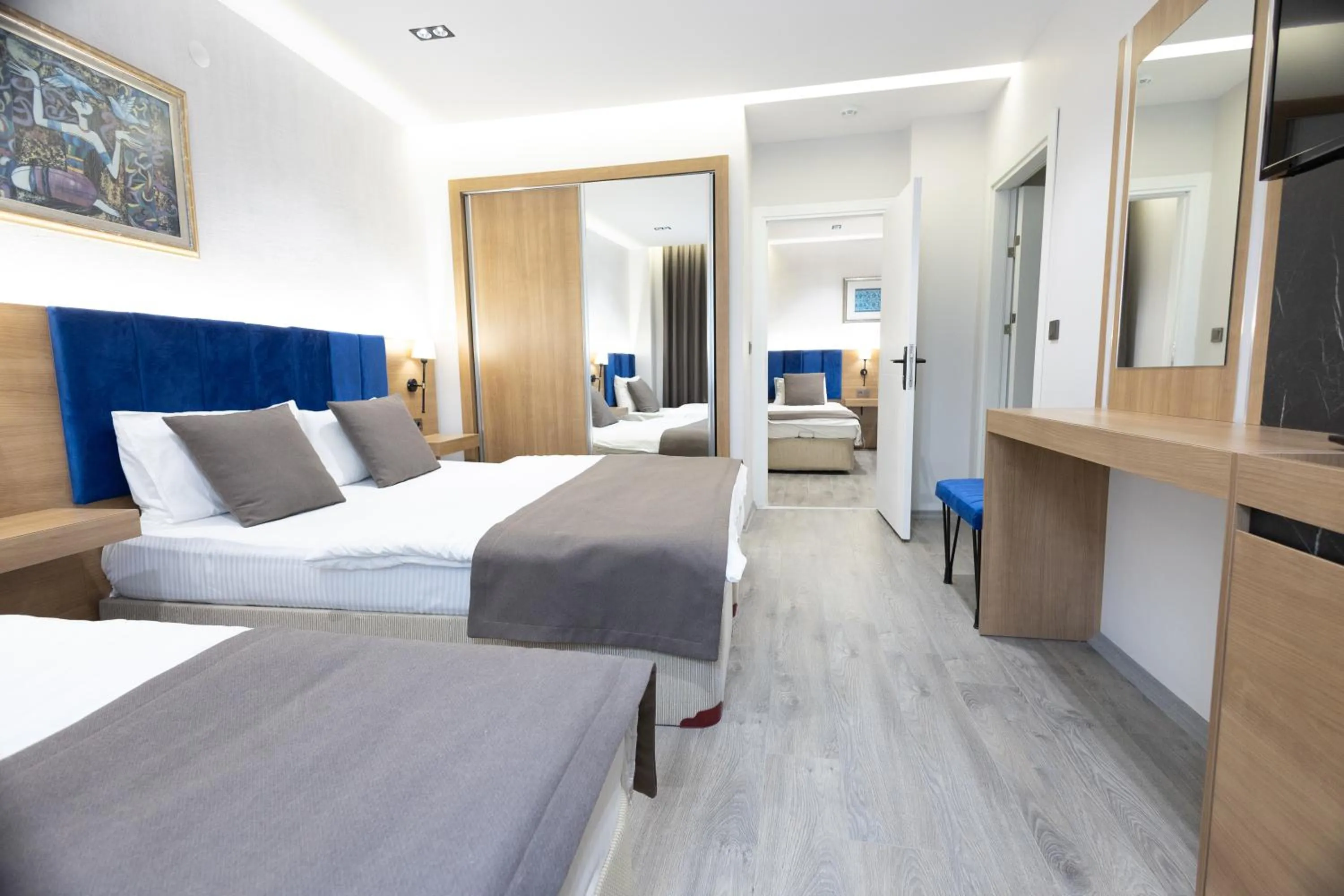 Bed in Ottoman Palace Hotel Edirne