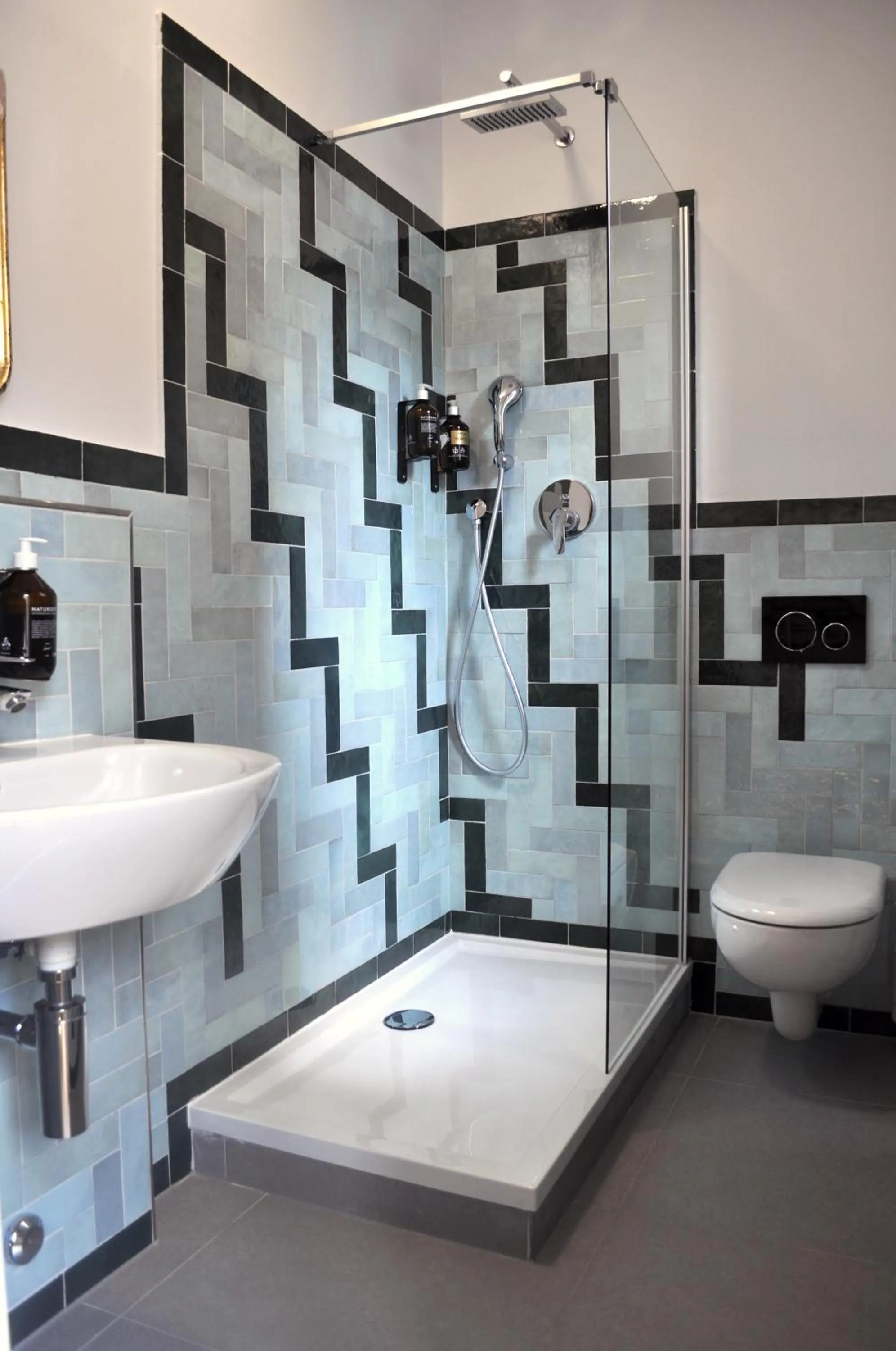 Shower in Guesthouse fürDich