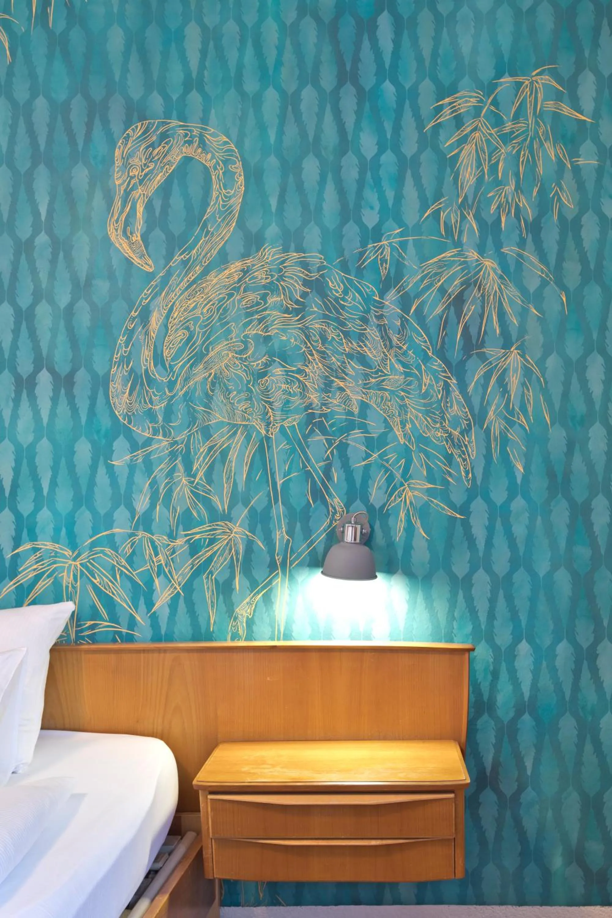 Decorative detail, Bed in Guesthouse fürDich