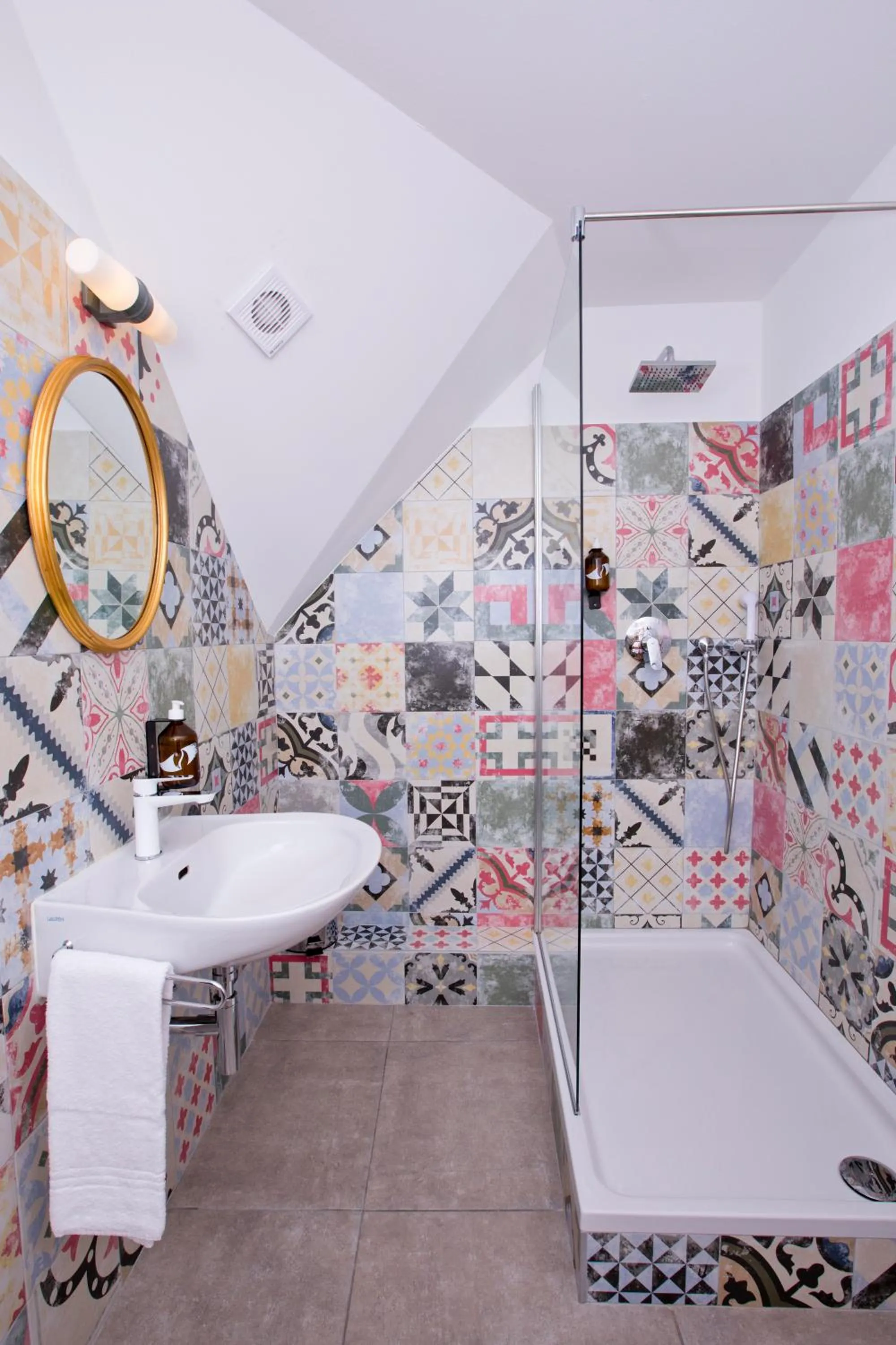 Shower in Guesthouse fürDich