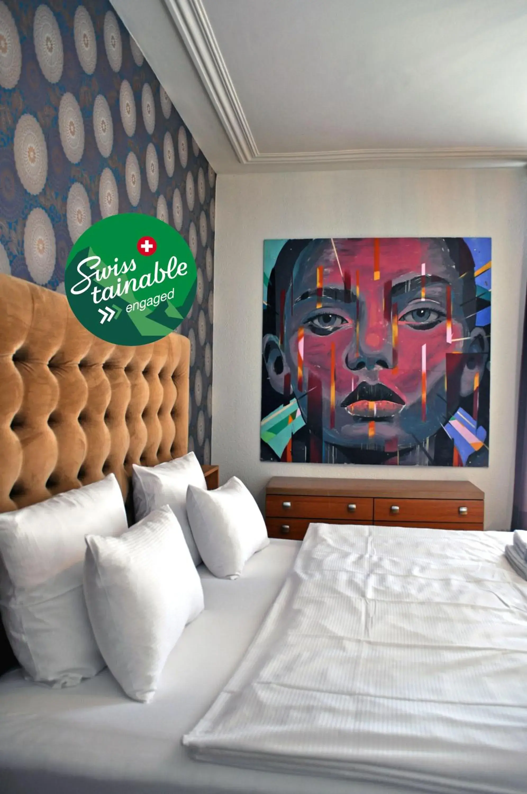 Double Room with Balcony and Shared Bathroom in Guesthouse fürDich Double Room with Balcony and Shared Bathroom in Guesthouse fürDich