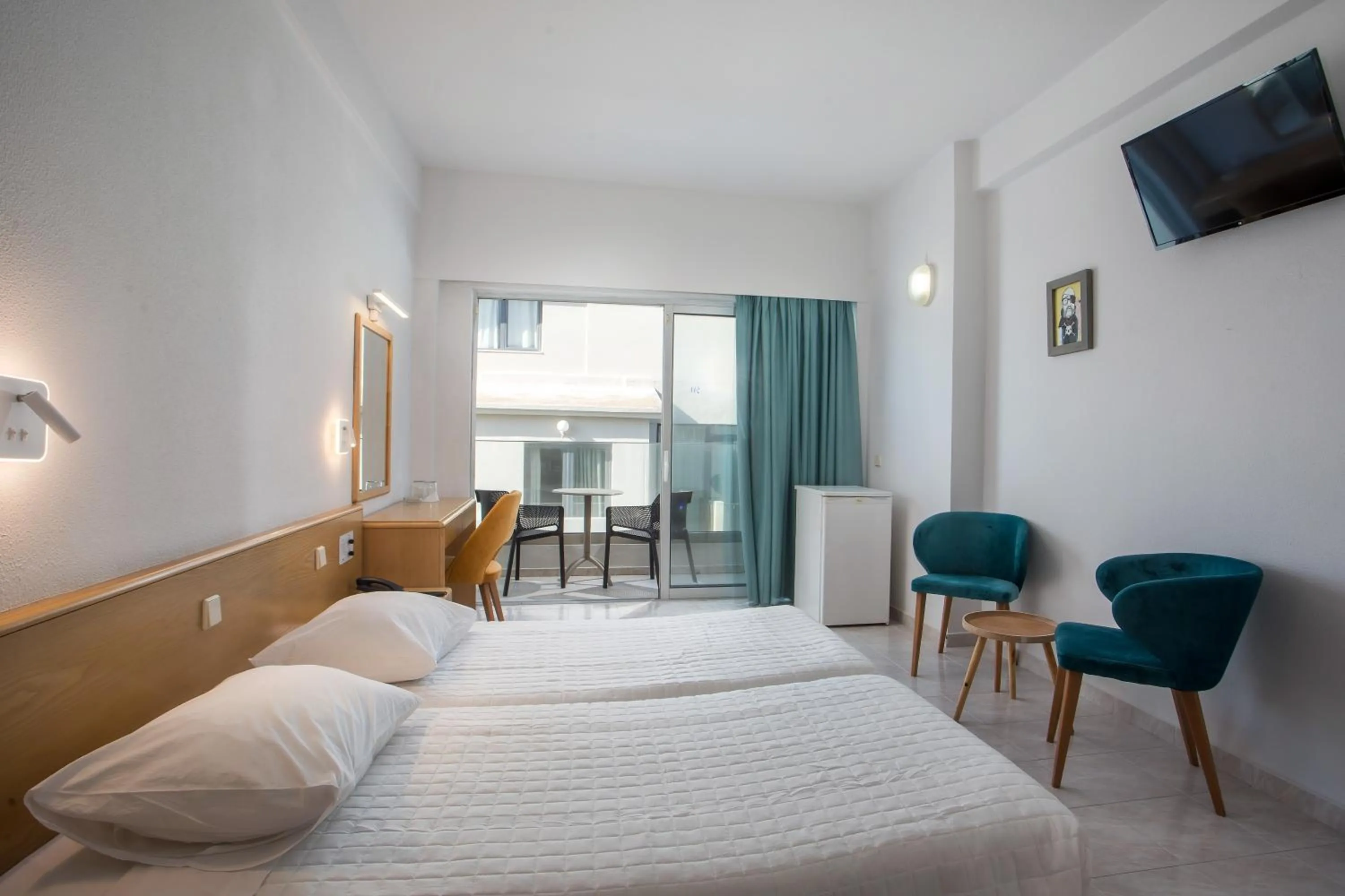 Bed in Hotel Riviera