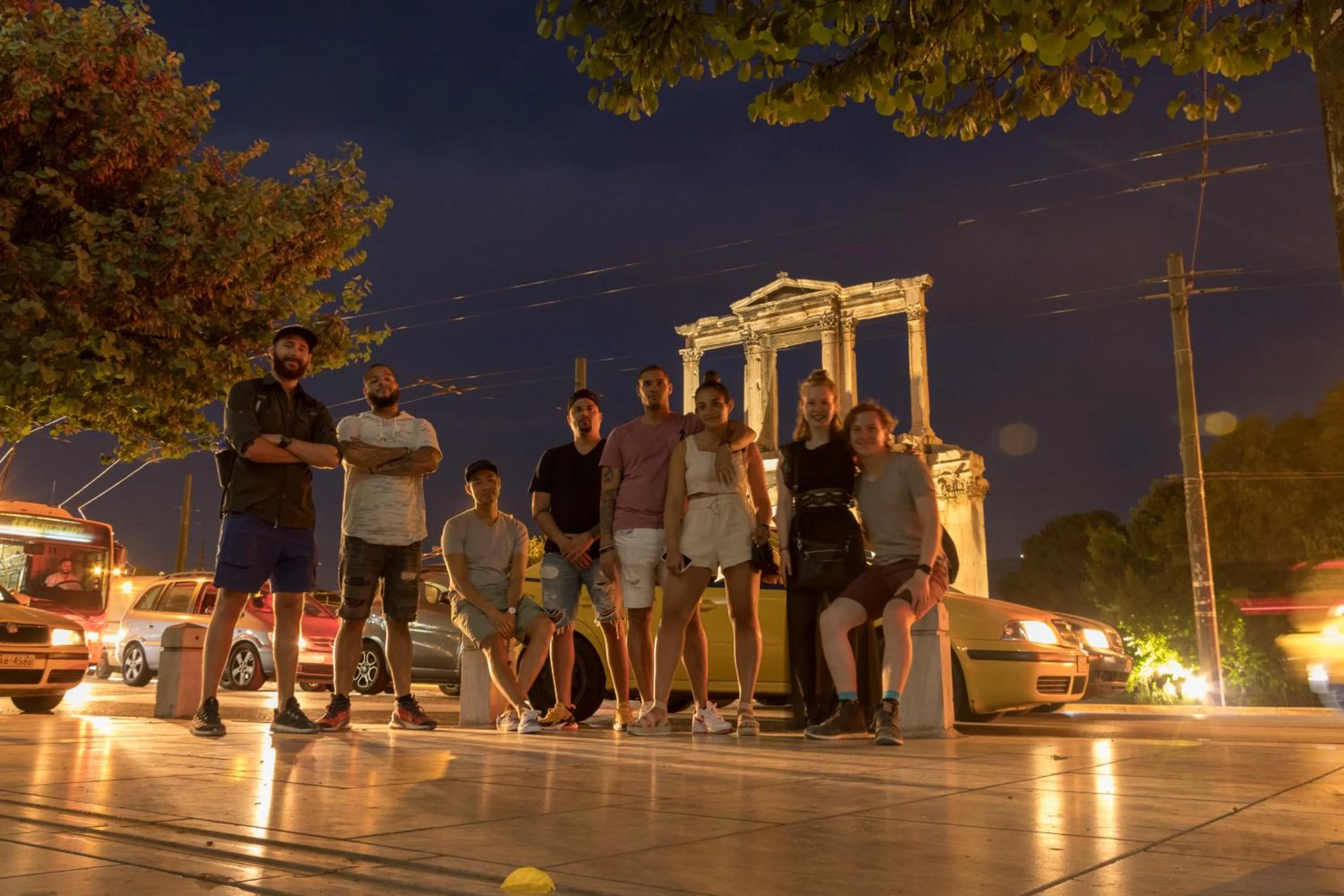 Evening entertainment in Athens Hawks