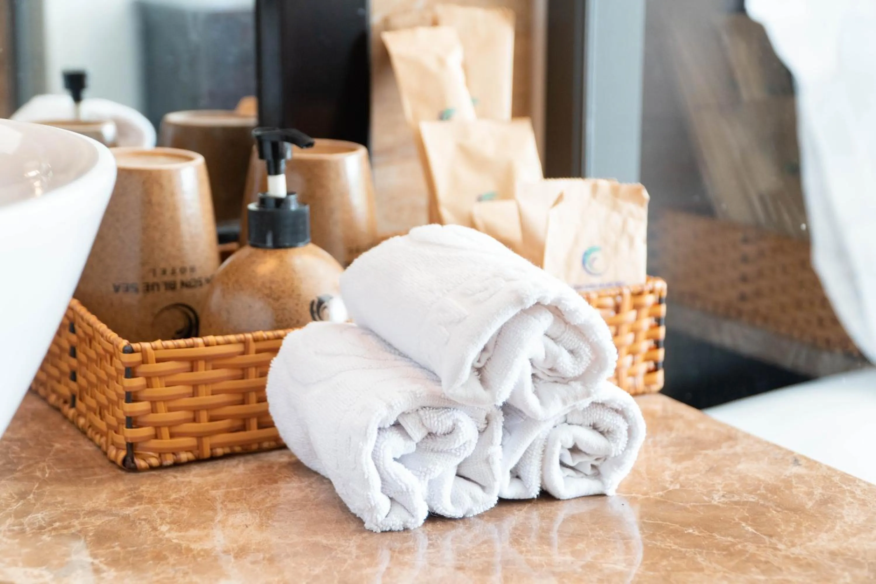 Shower in Con Son Blue Sea Hotel