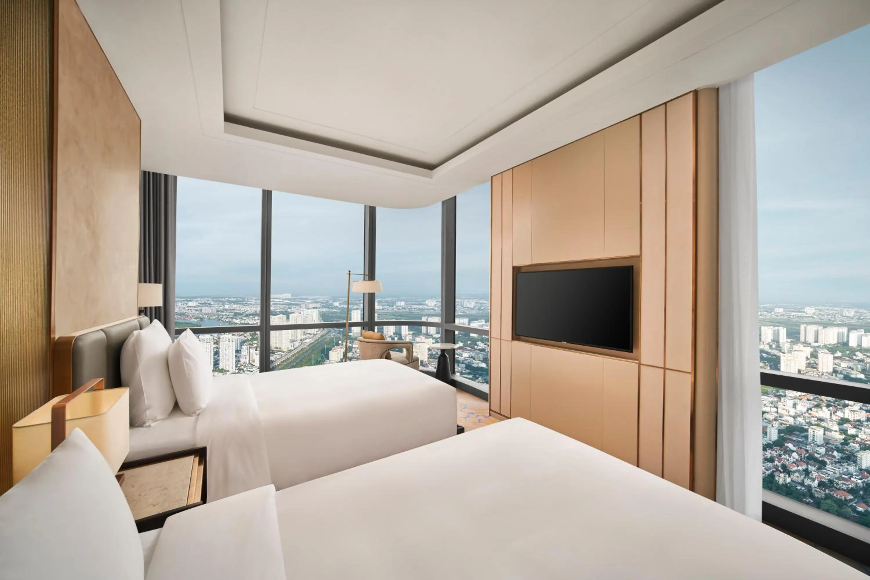City view, Bed in Vinpearl Landmark 81, Autograph Collection