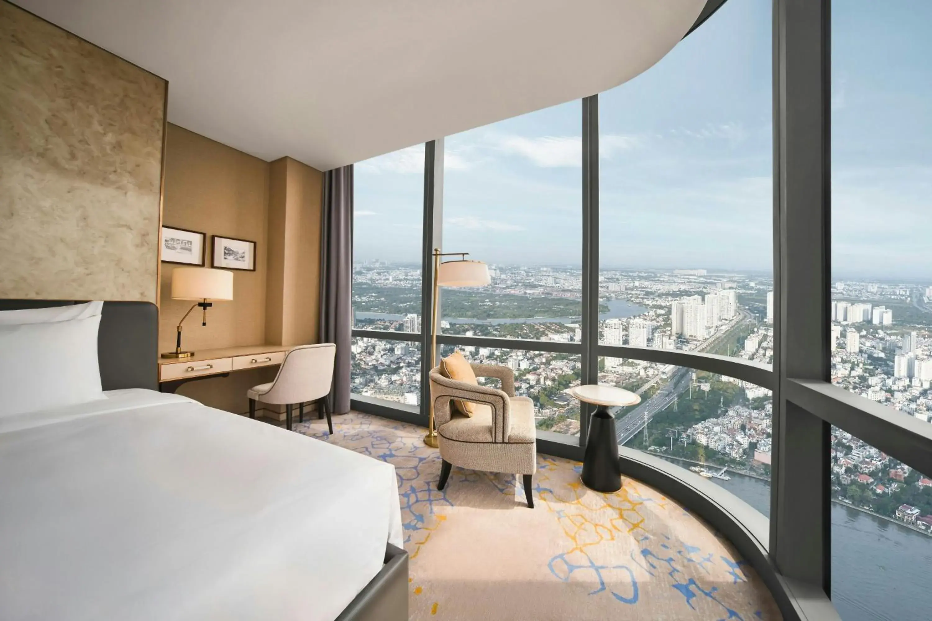 Club Twin Room with Panoramic View - Club Lounge Access in Vinpearl Landmark 81, Autograph Collection Club Twin Room with Panoramic View - Club Lounge Access in Vinpearl Landmark 81, Autograph Collection