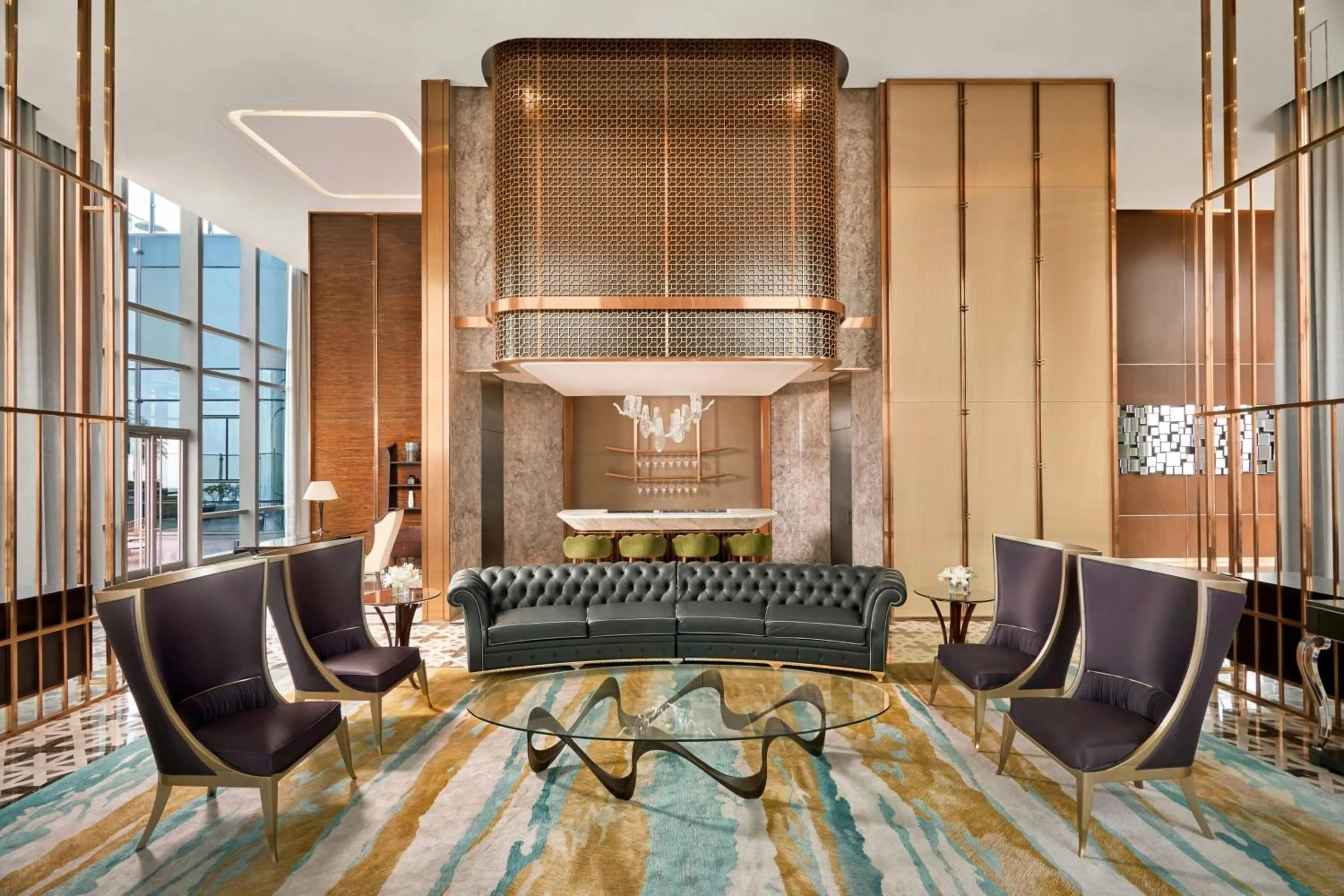 Living room in Vinpearl Landmark 81, Autograph Collection