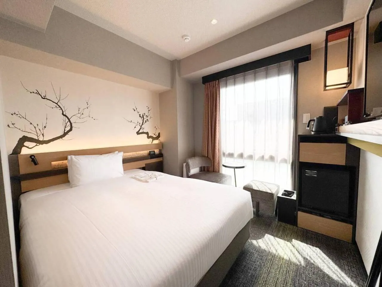 Bed in Shizutetsu Hotel Prezio Kyoto Karasumaoike