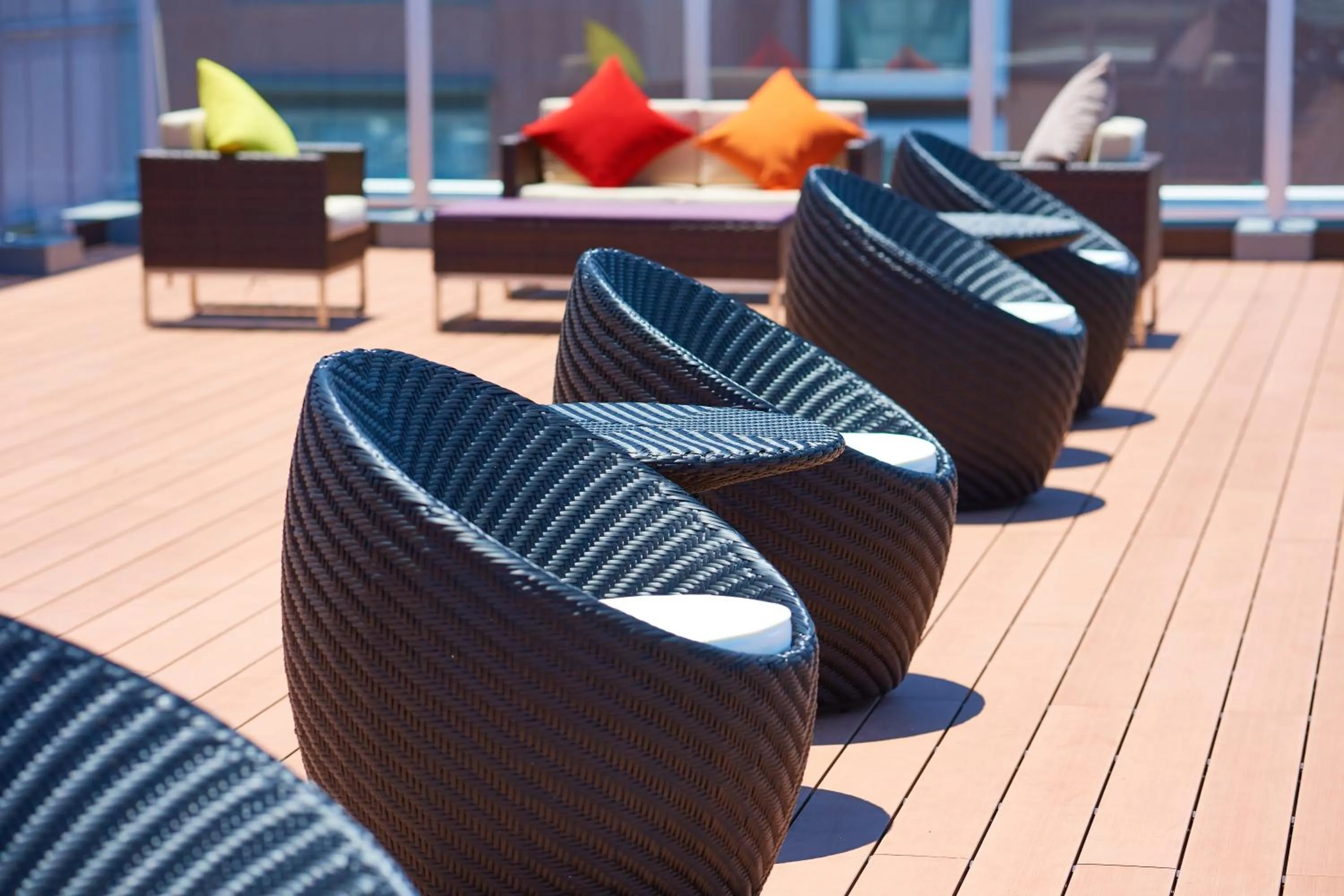 Balcony/Terrace in &and COMFY HOTEL Kumamoto Jo View