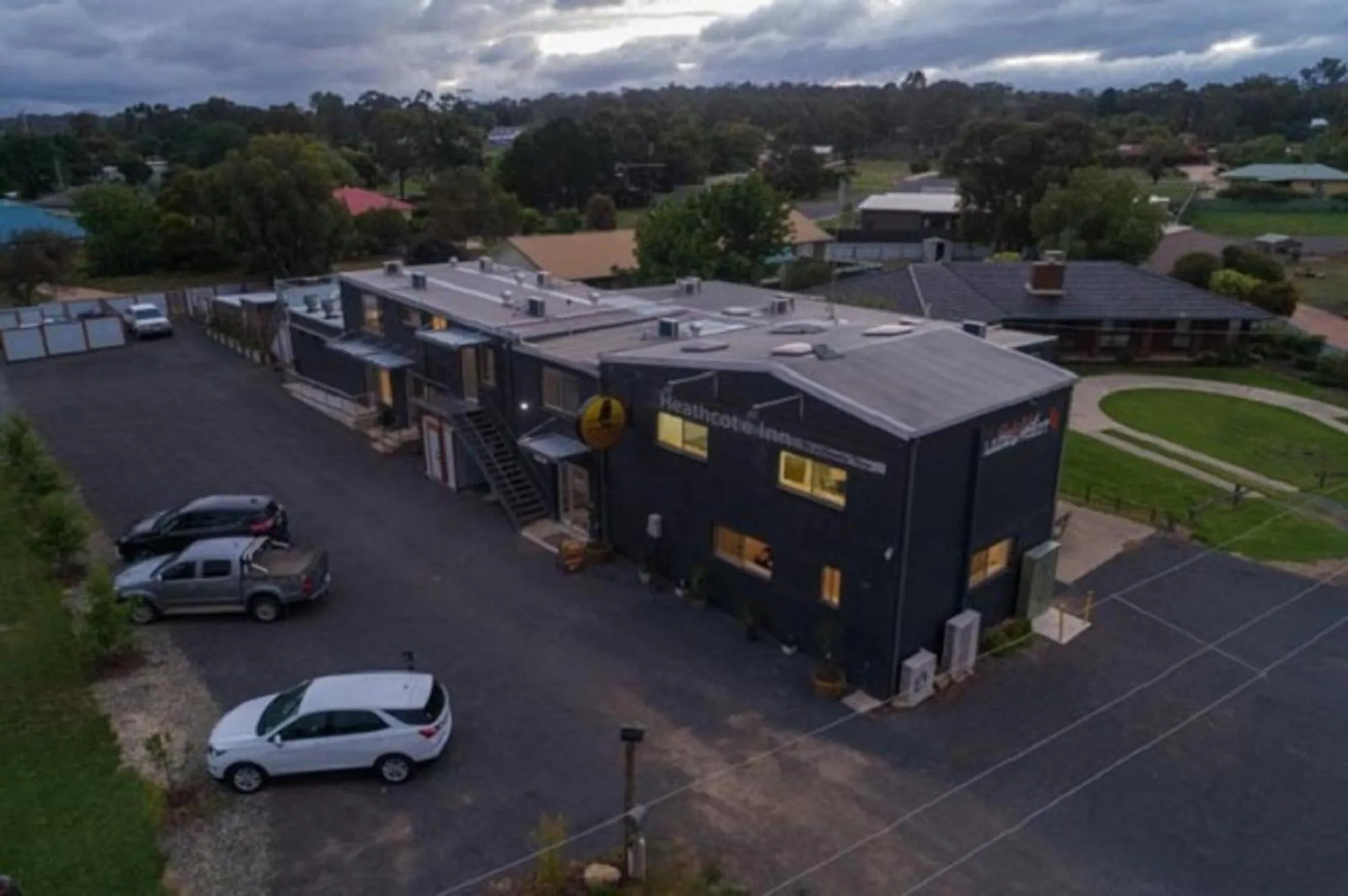 Bird's eye view in Heathcote Inn