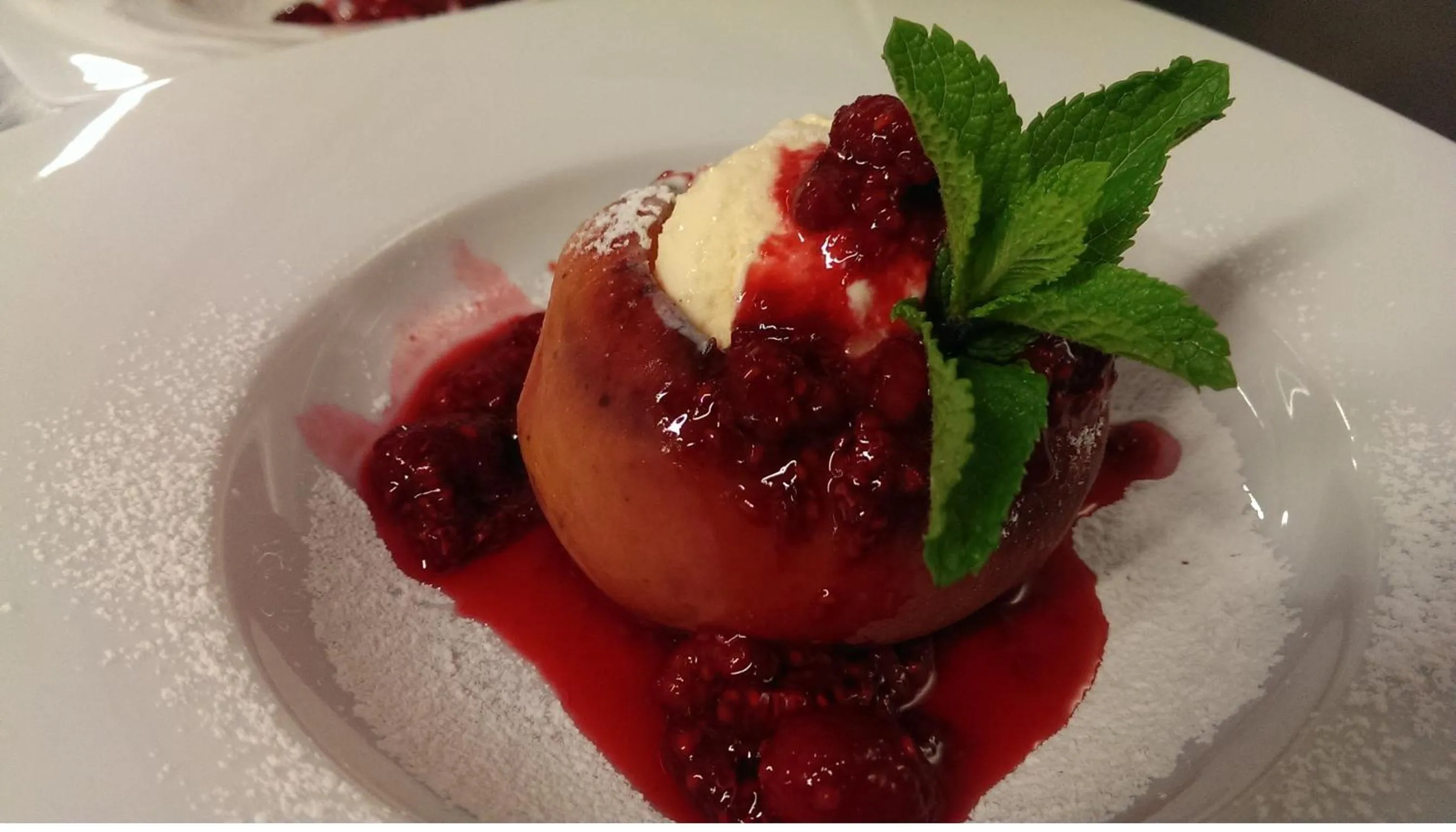 Food close-up in Hotel Ingram