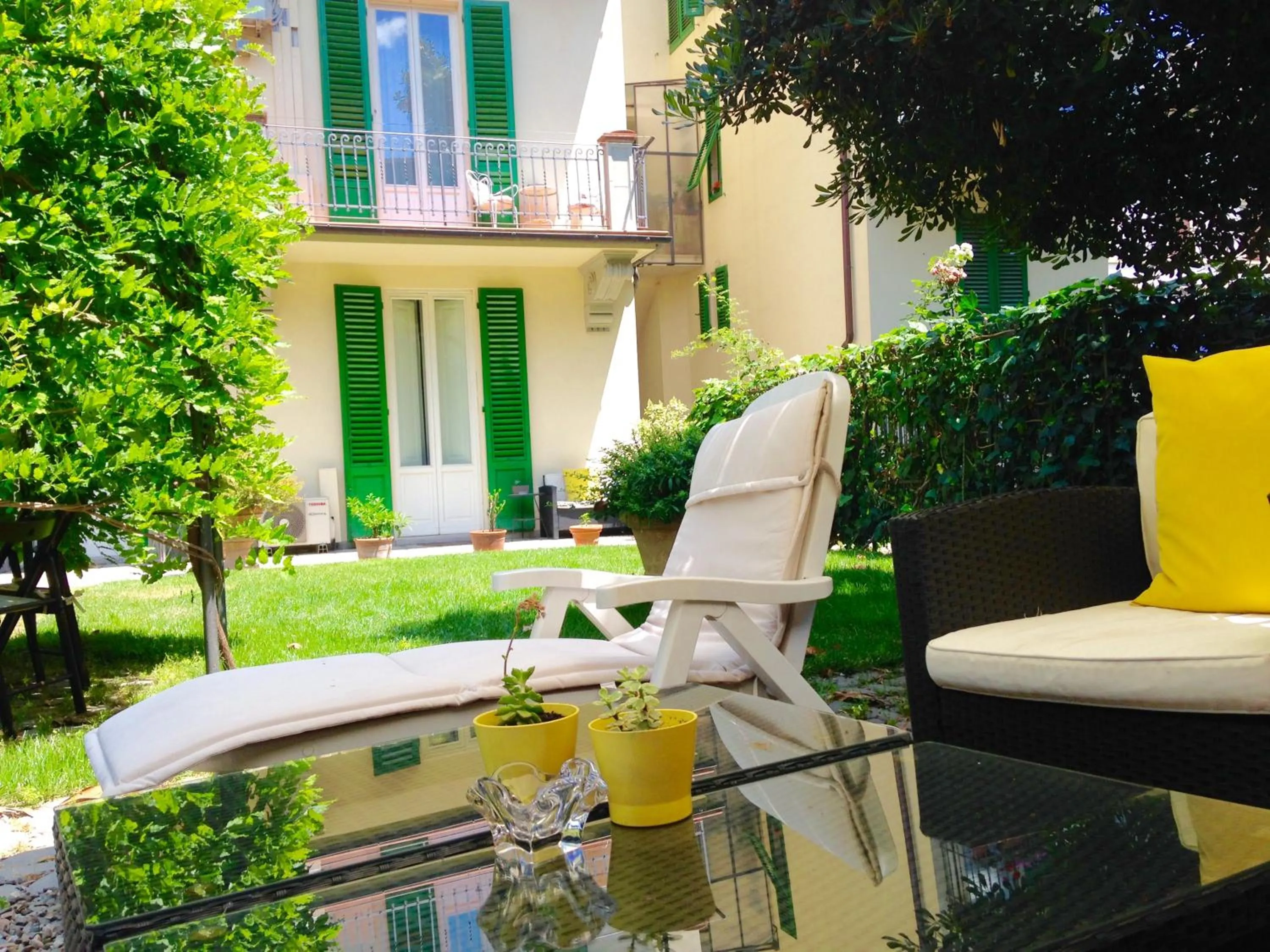 Garden in Gourmet B&B Villa Landucci