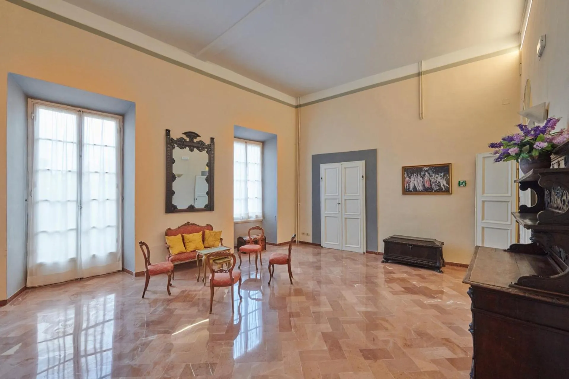 Communal lounge/ TV room in Casa Santo Nome di Gesu