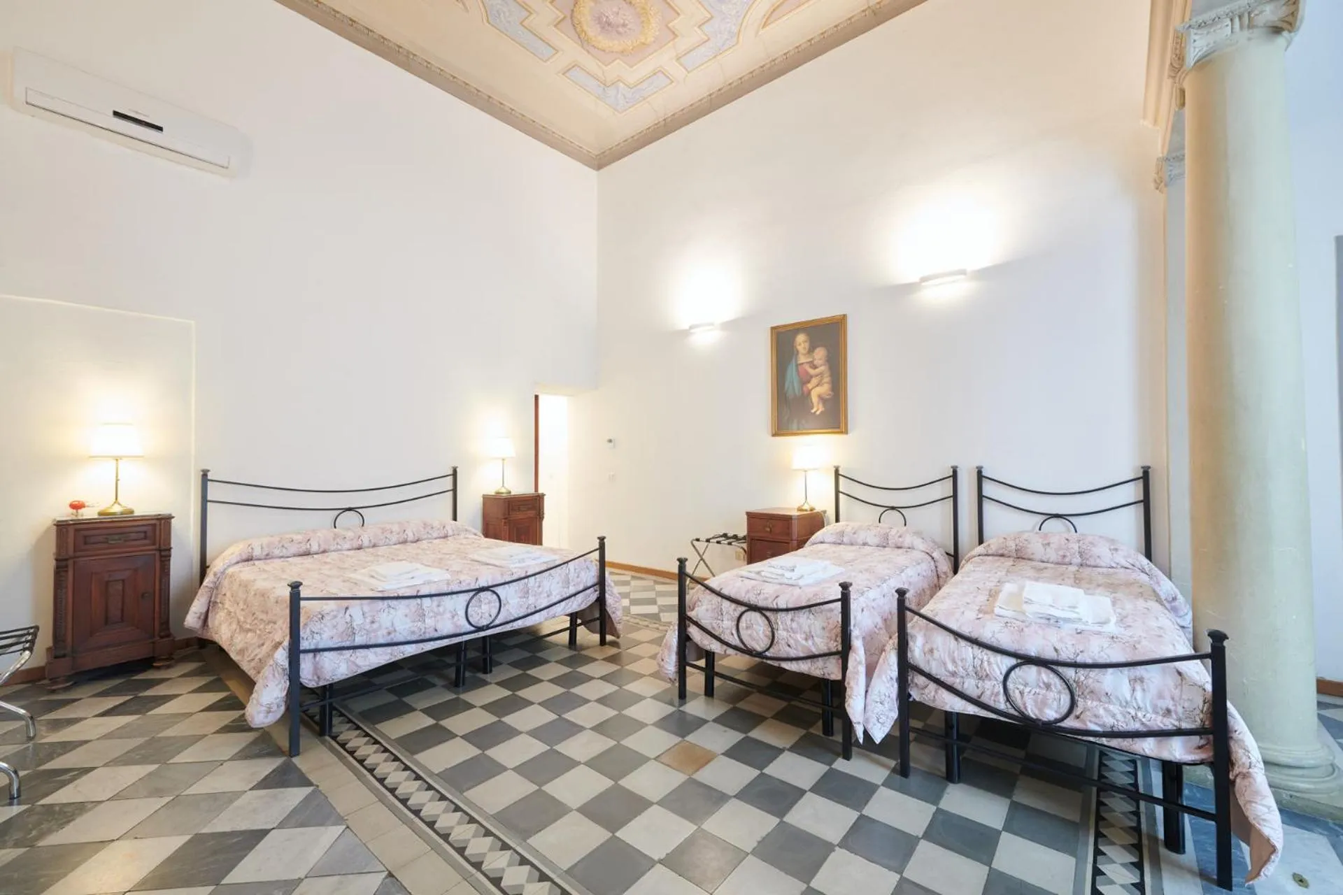 Bedroom, Bed in Casa Santo Nome di Gesu