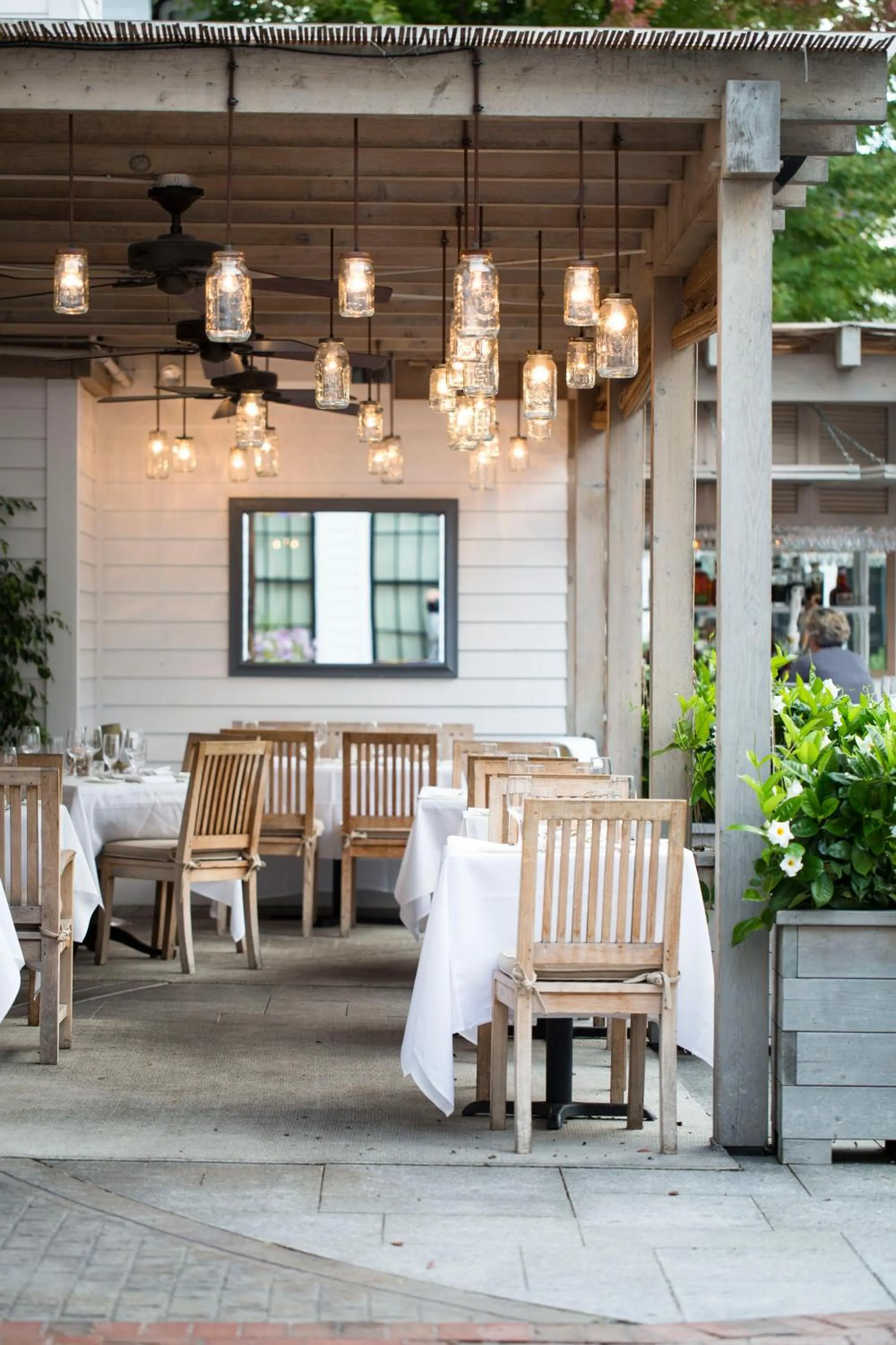Inner courtyard view in Delamar Southport
