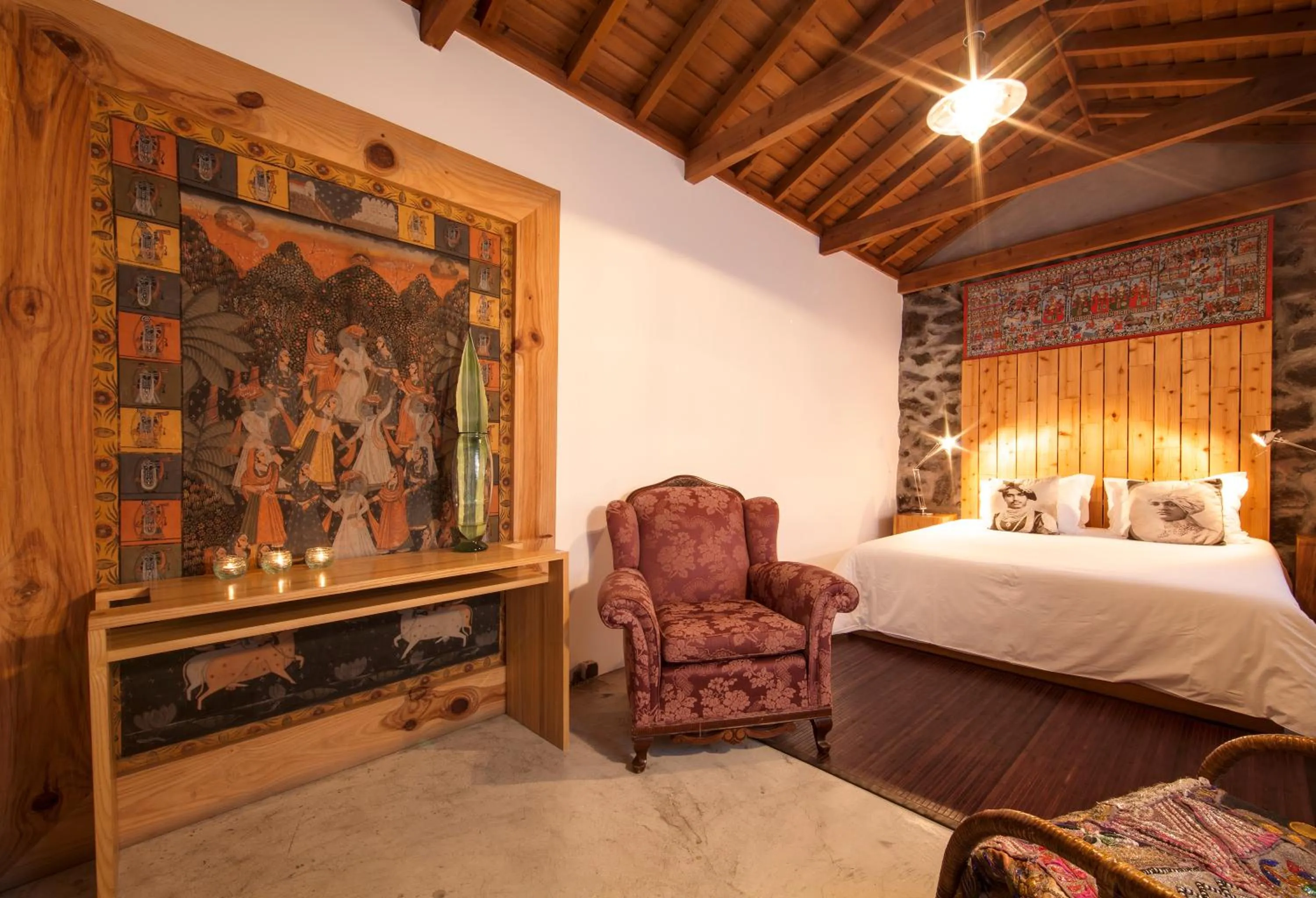 Decorative detail, Bed in Pocinhobay