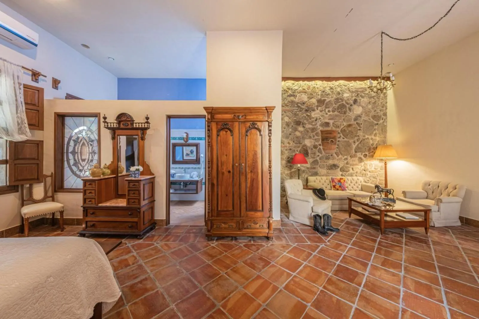 Bed in Hacienda Labor de Rivera Hotel Boutique & Eventos