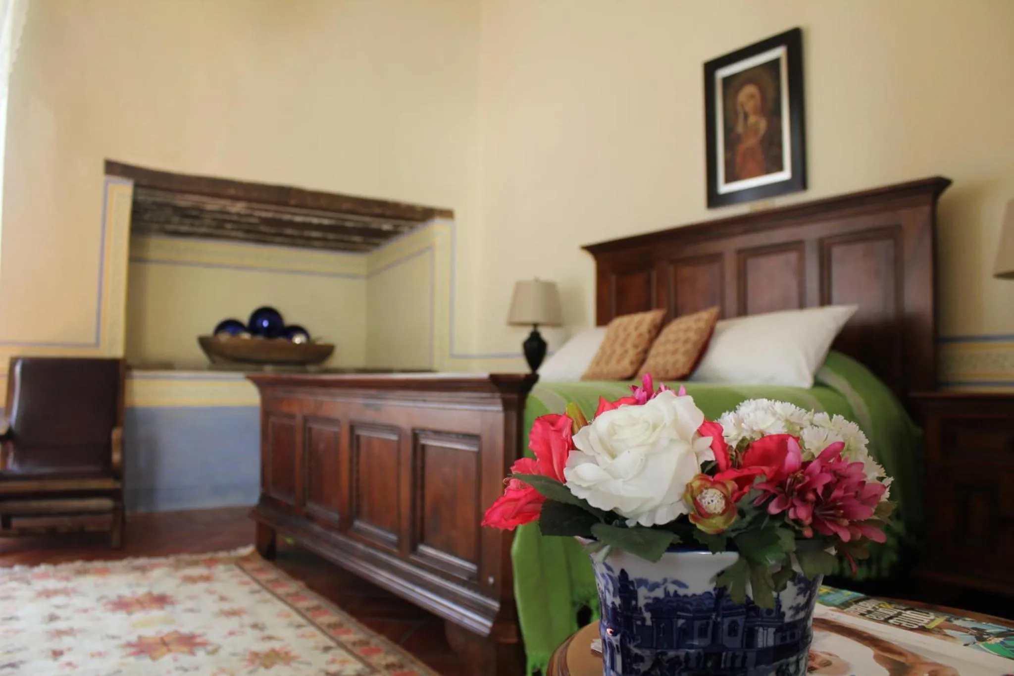 Property building, Bed in Hacienda Labor de Rivera Hotel Boutique & Eventos