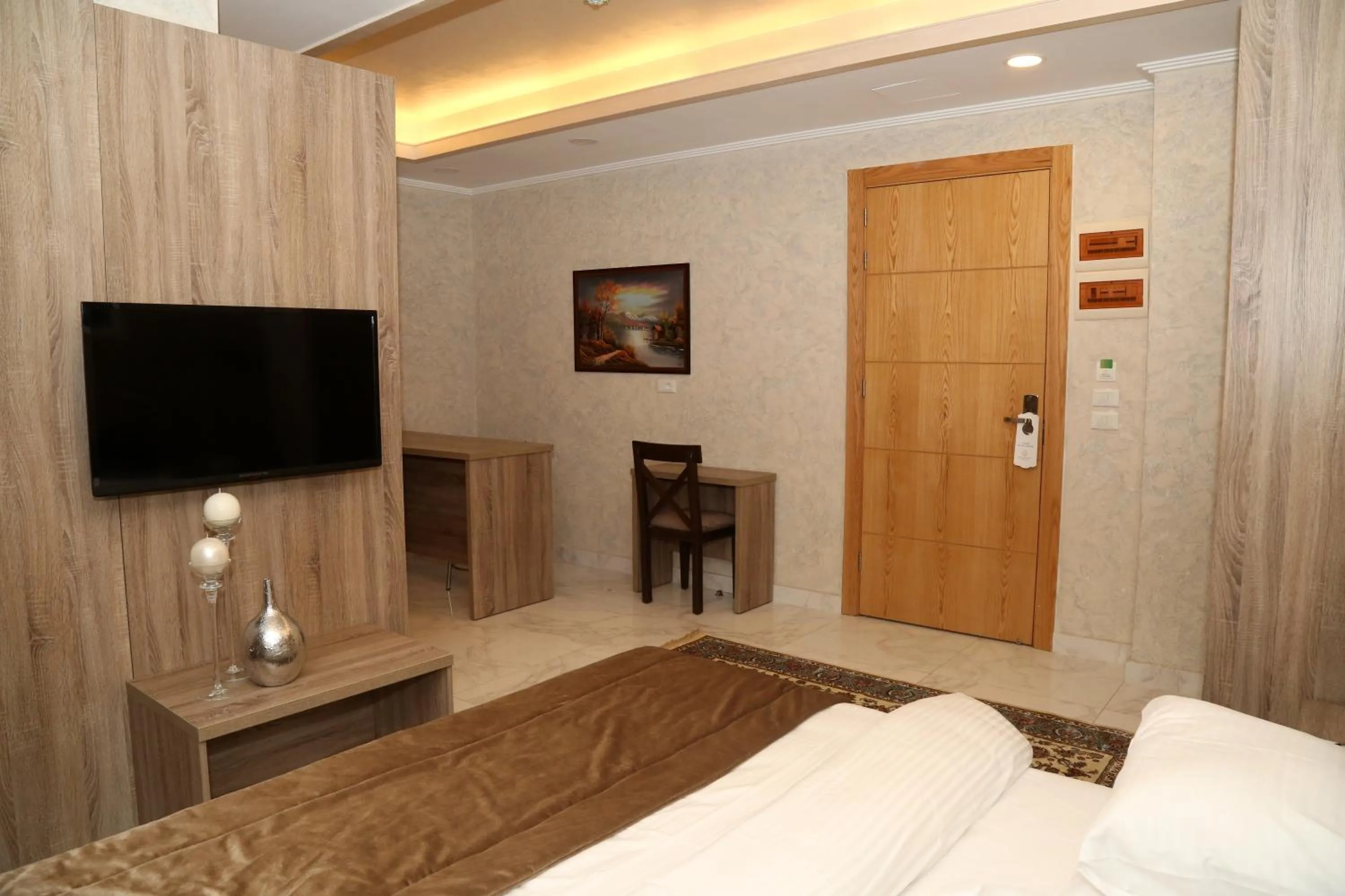 Bed in Pearl of Beirut Hotel & Spa