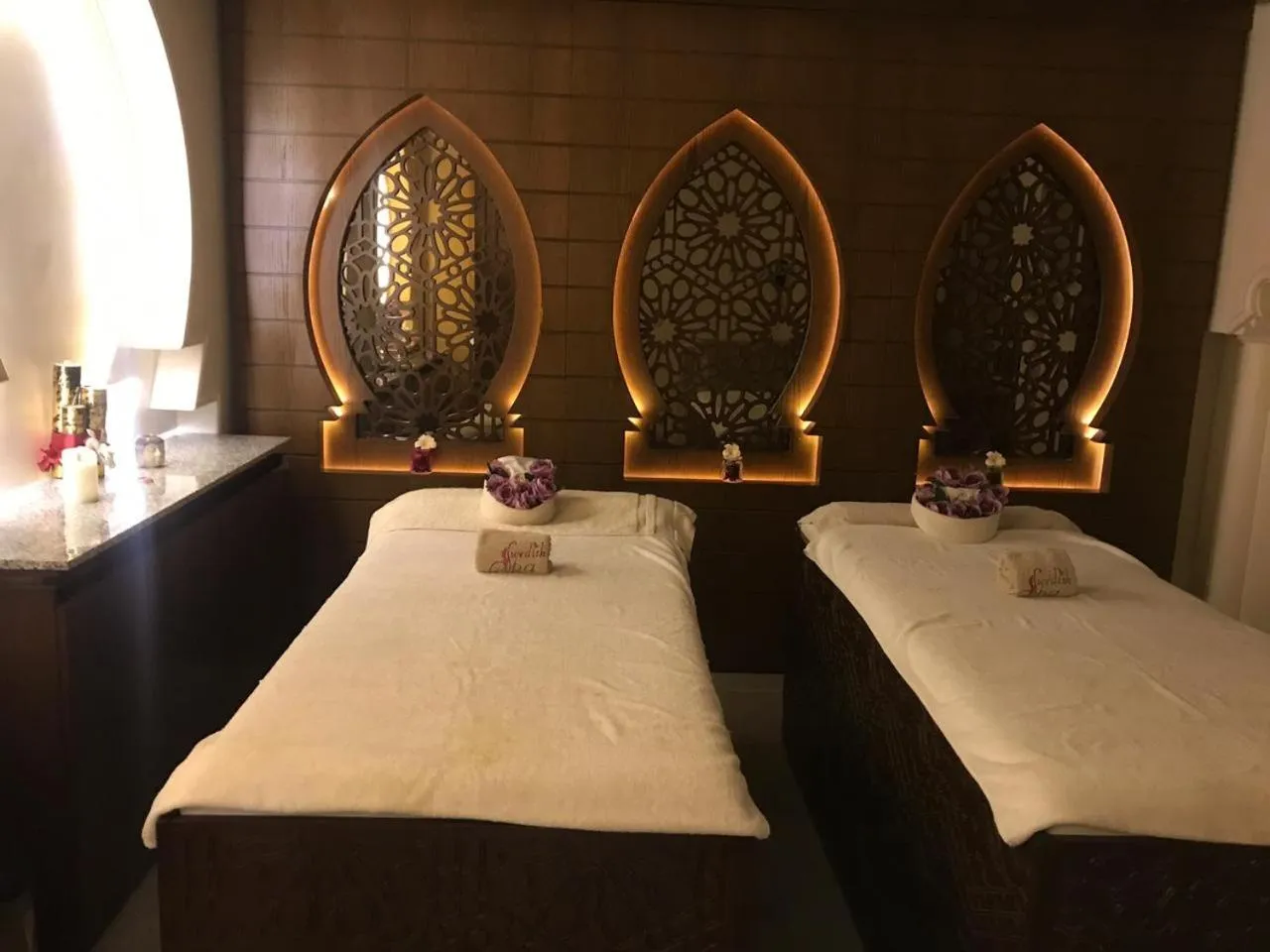 Bed in Pearl of Beirut Hotel & Spa