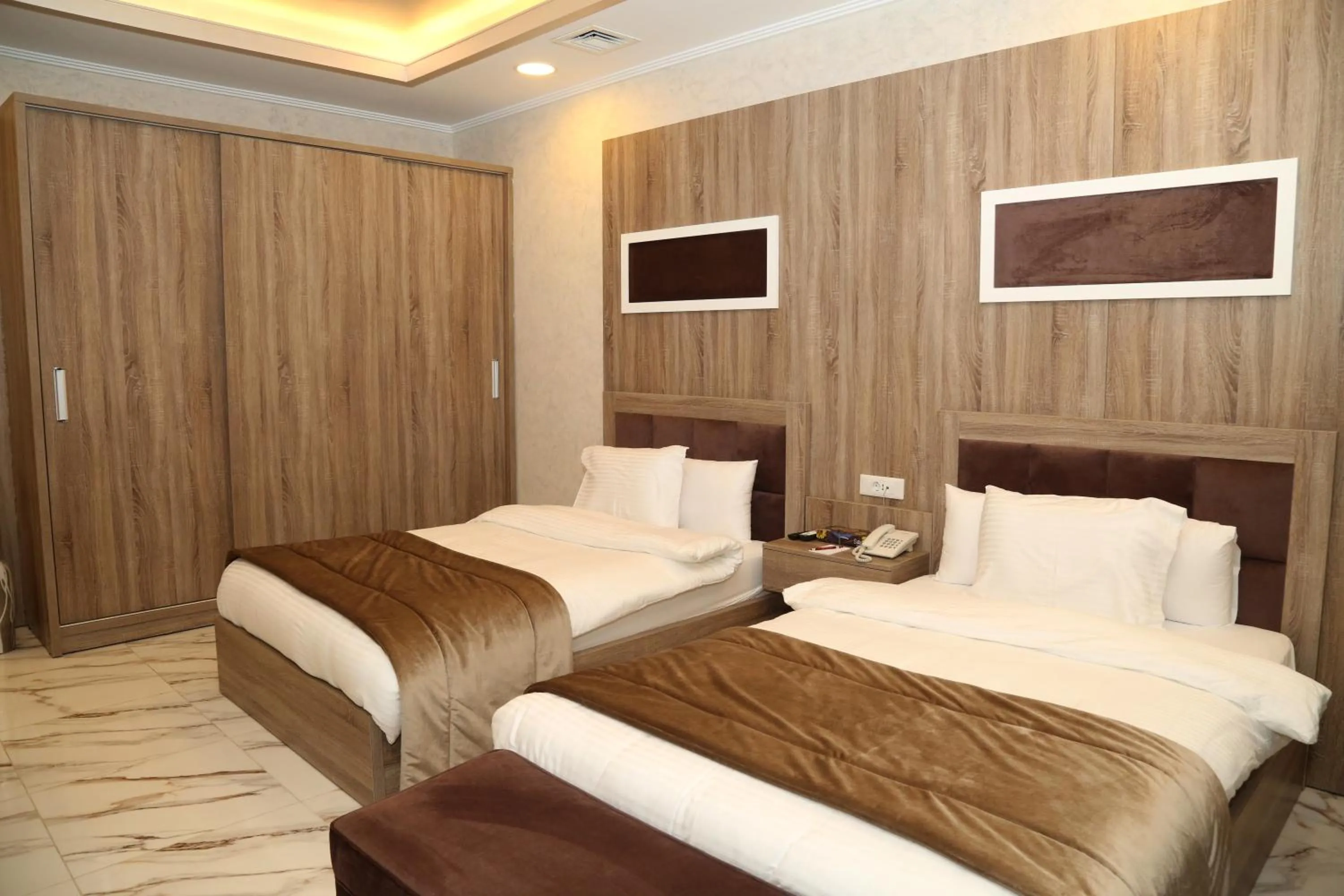 Bed in Pearl of Beirut Hotel & Spa