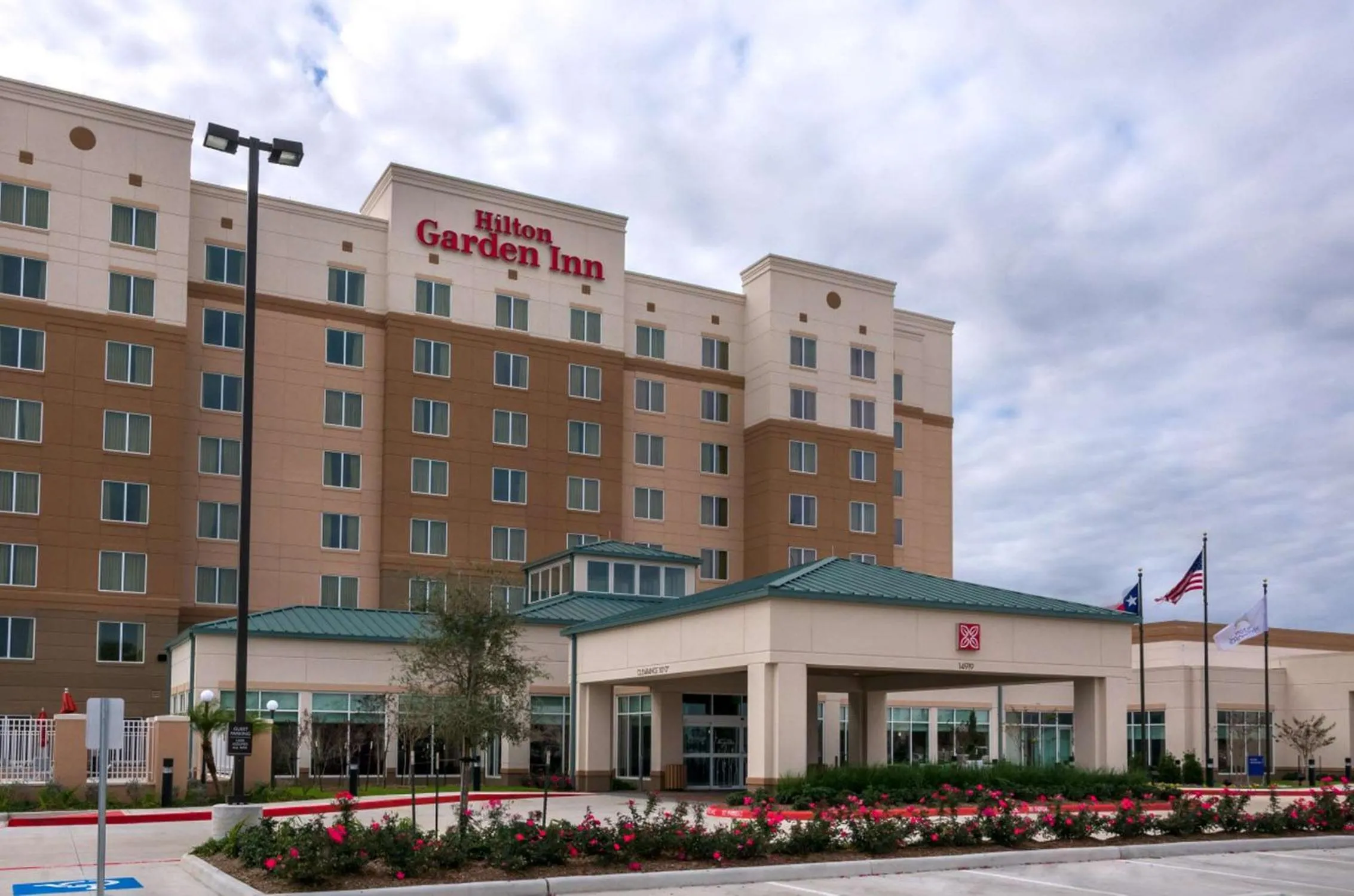 Property building in Hilton Garden Inn Houston NW America Plaza