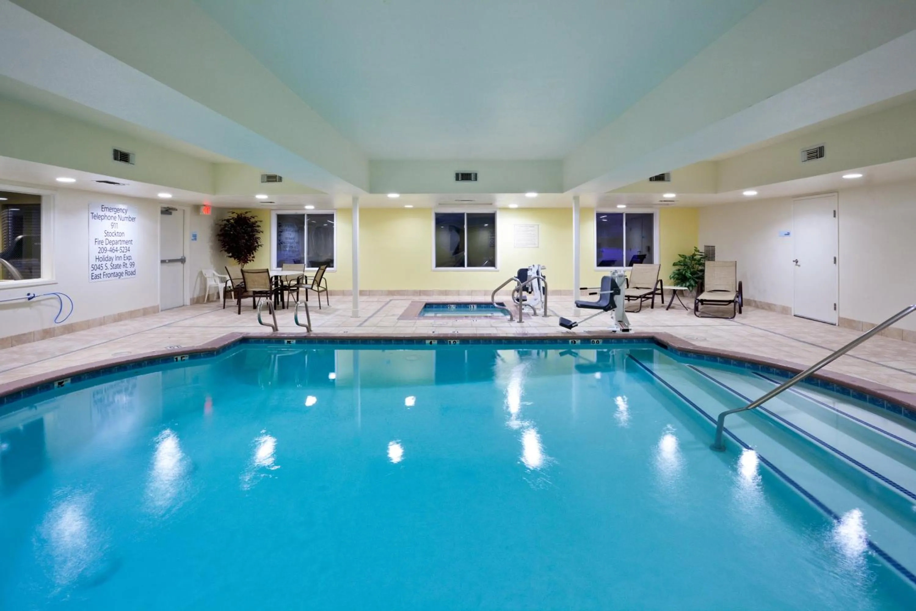 Swimming pool in Holiday Inn Express Stockton Southeast by IHG