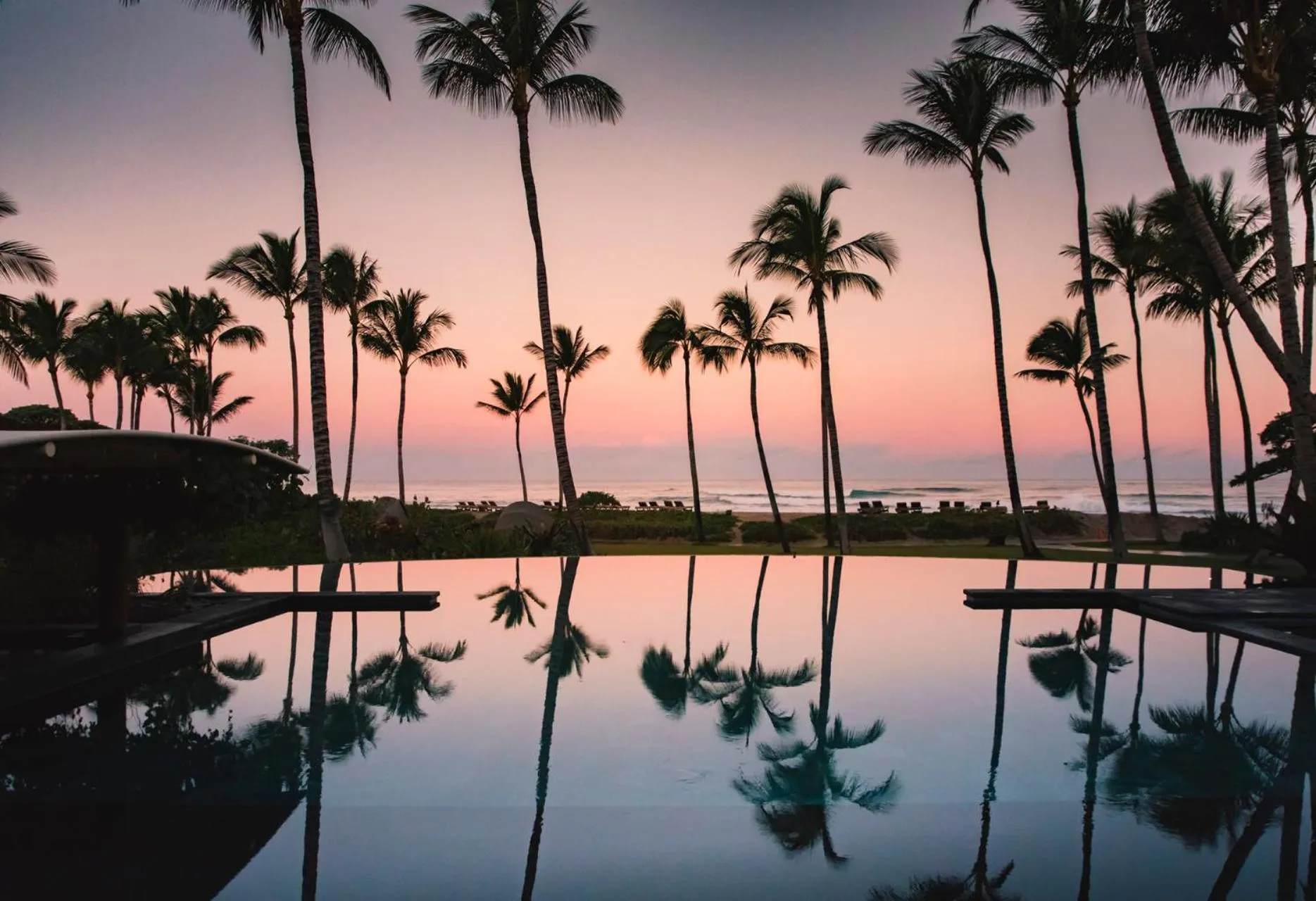 Pool view in Four Seasons Resort Hualalai