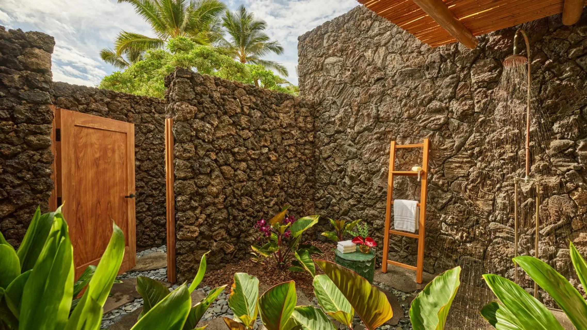 Shower in Four Seasons Resort Hualalai