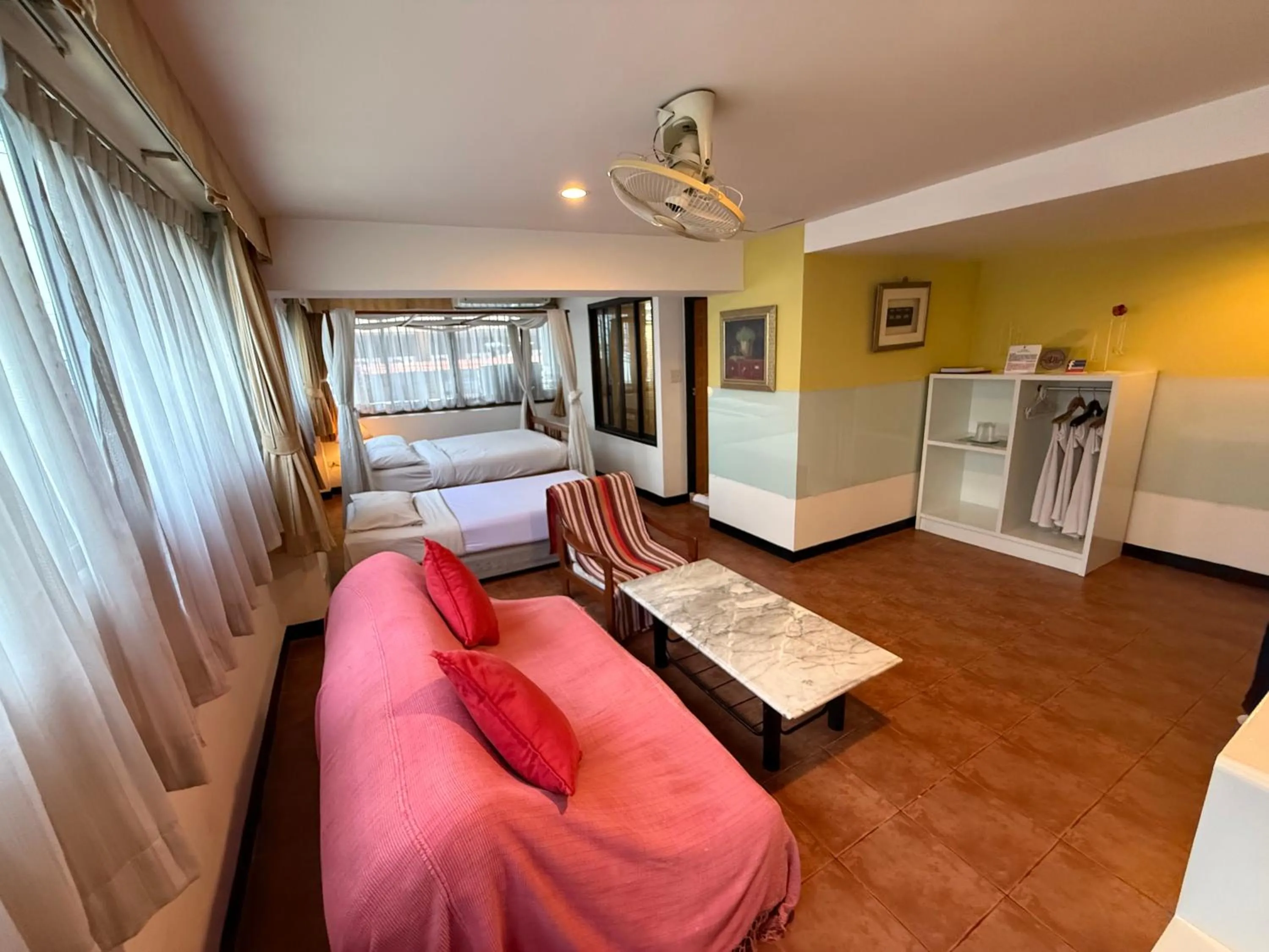 Bed in The Best Bangkok House