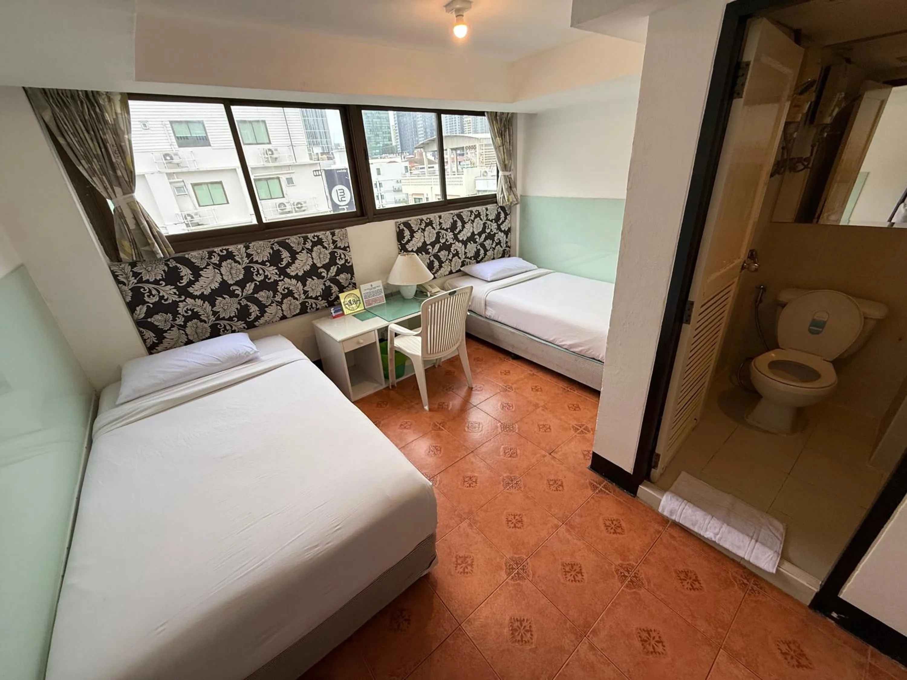 Bed in The Best Bangkok House