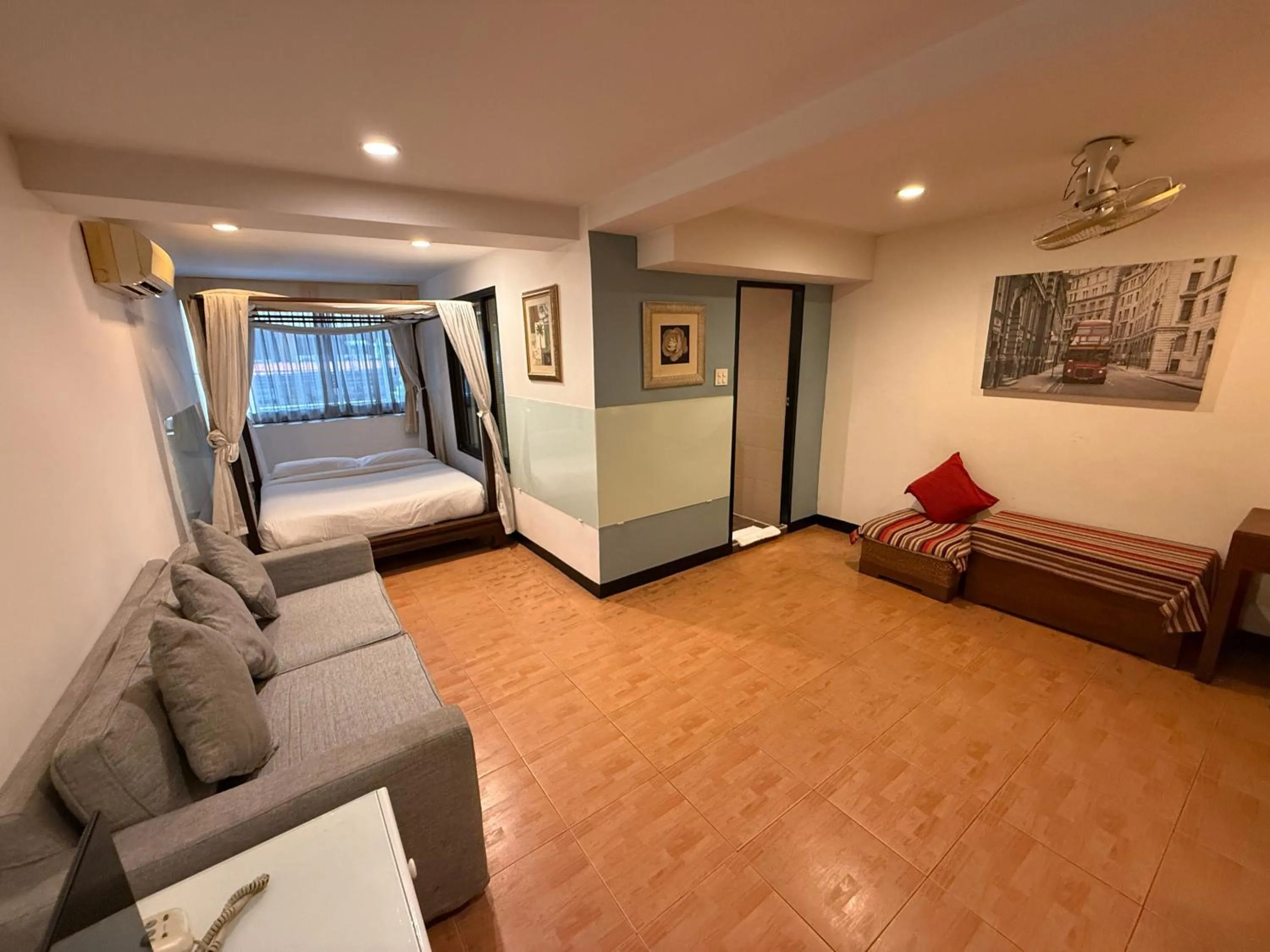 Bed in The Best Bangkok House