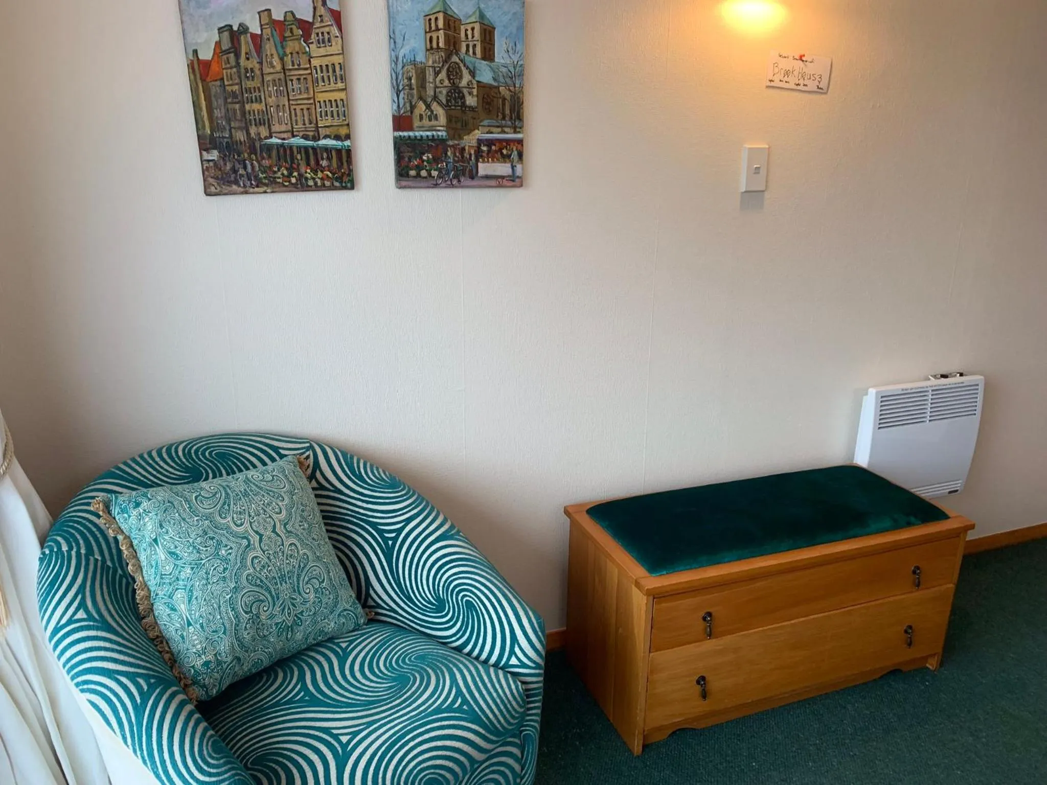 Decorative detail, Bed in Brook House B&B & Cottages