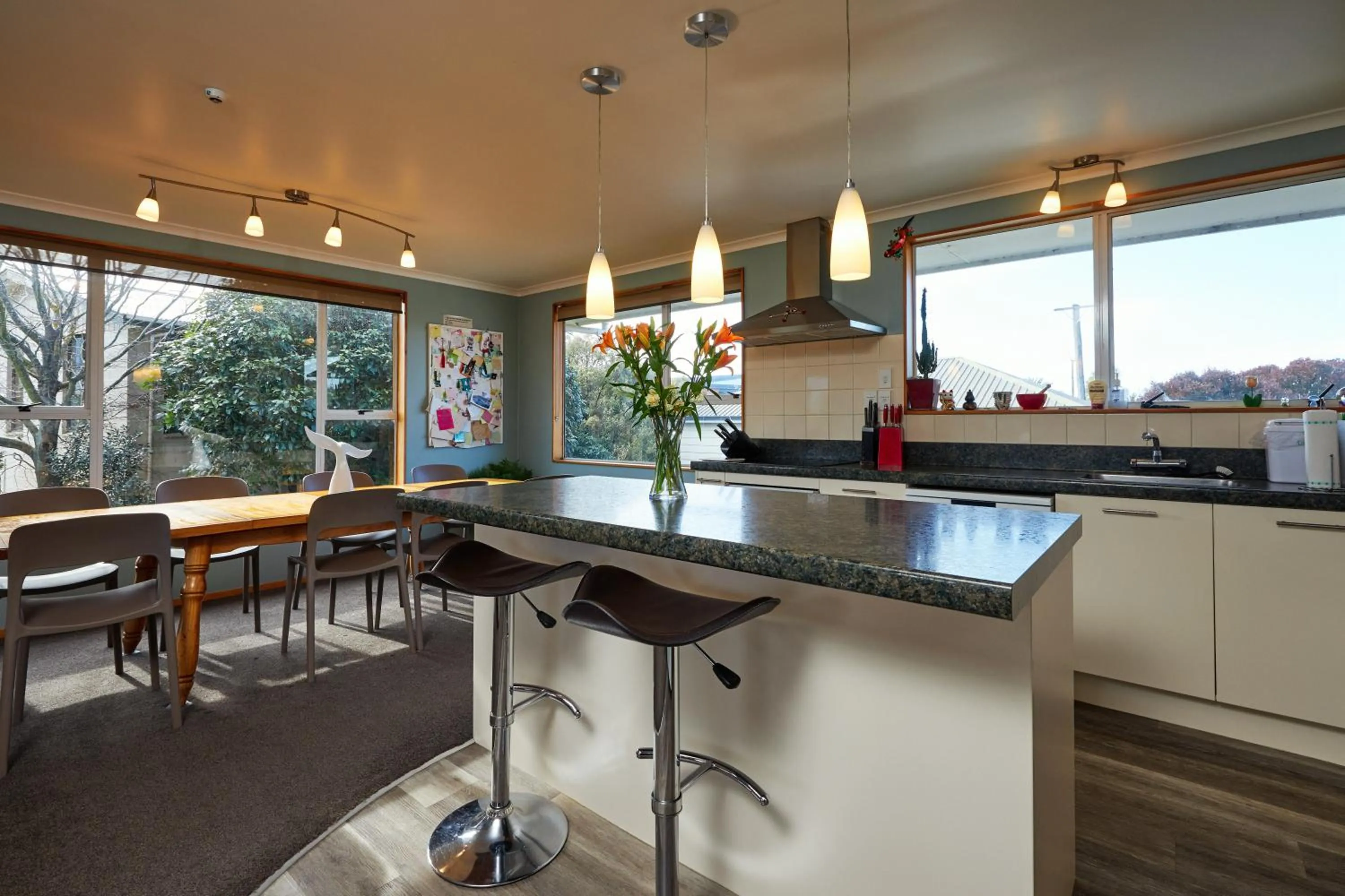 Communal kitchen in Brook House B&B & Cottages
